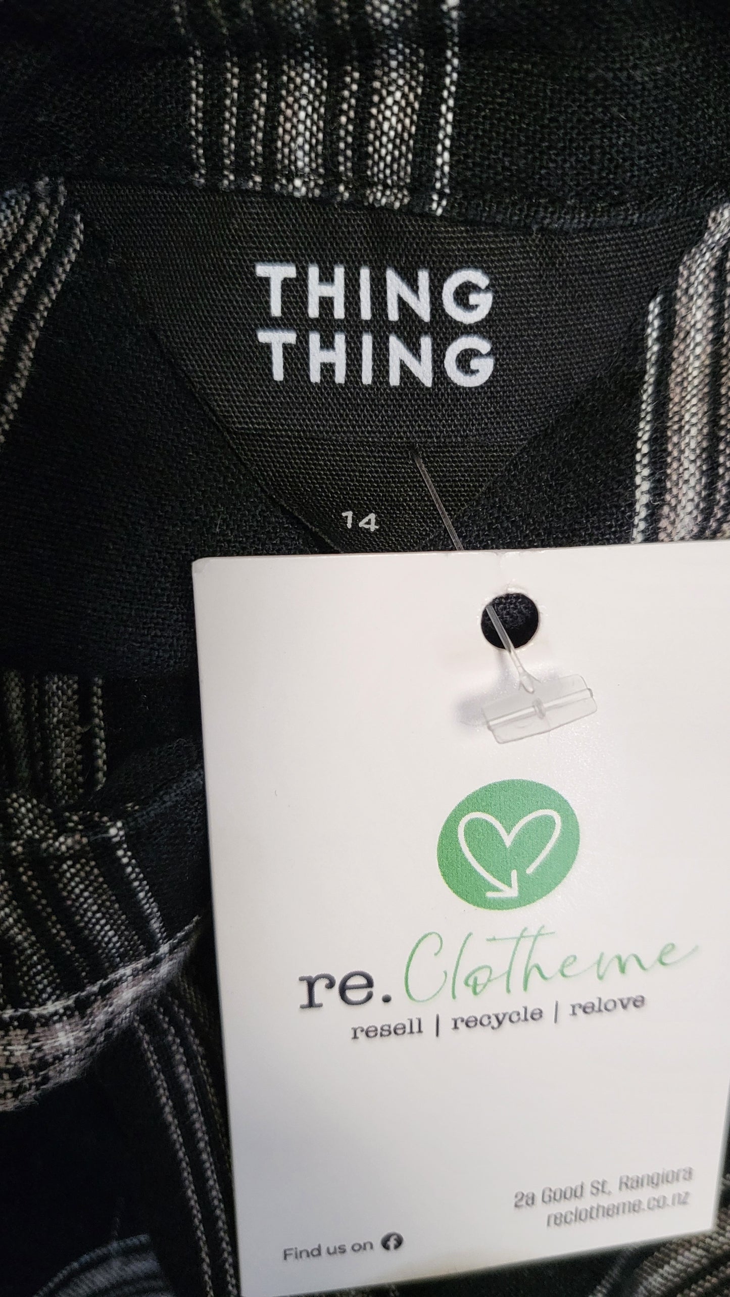 Thing Thing Check Linen Shirt Dress (14)