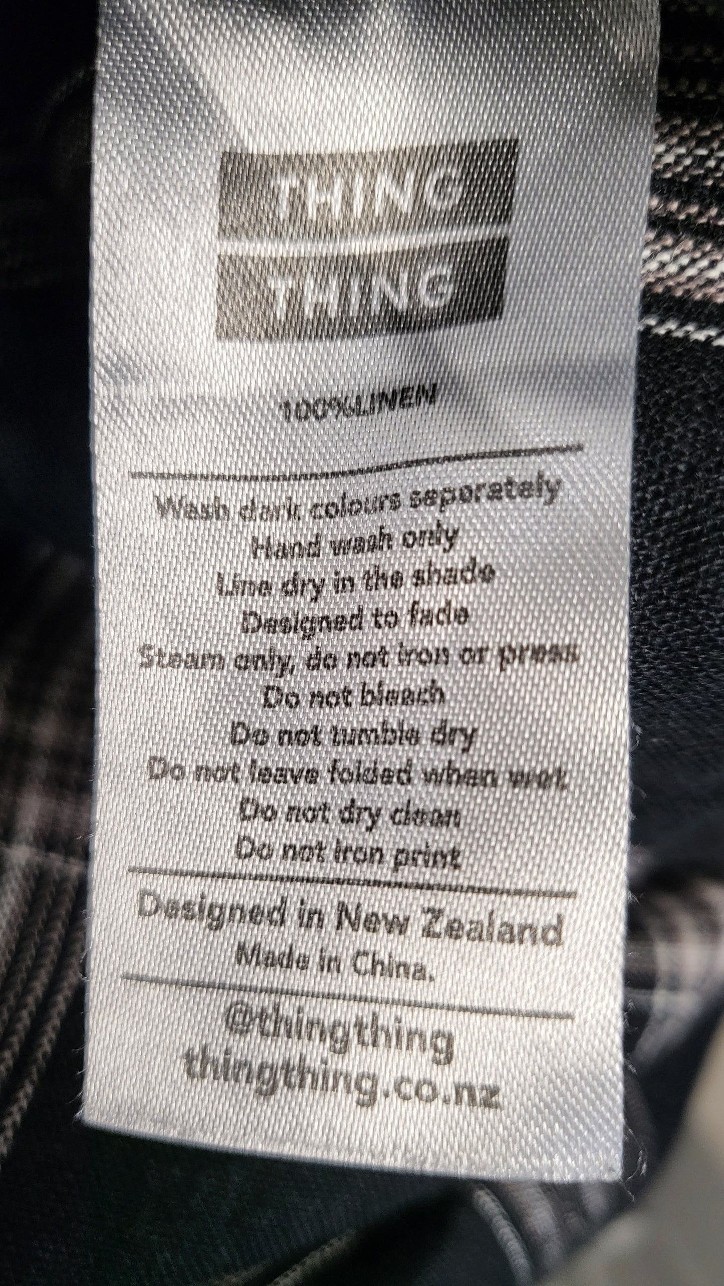 Thing Thing Check Linen Shirt Dress (14)