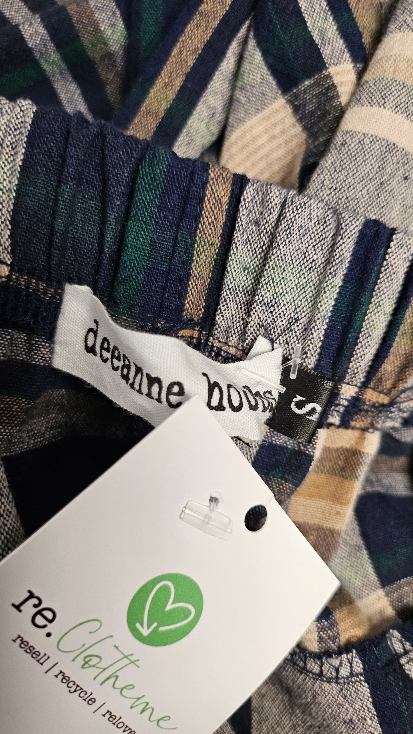 Deanne Hobbs Check Barrel Pant (10)