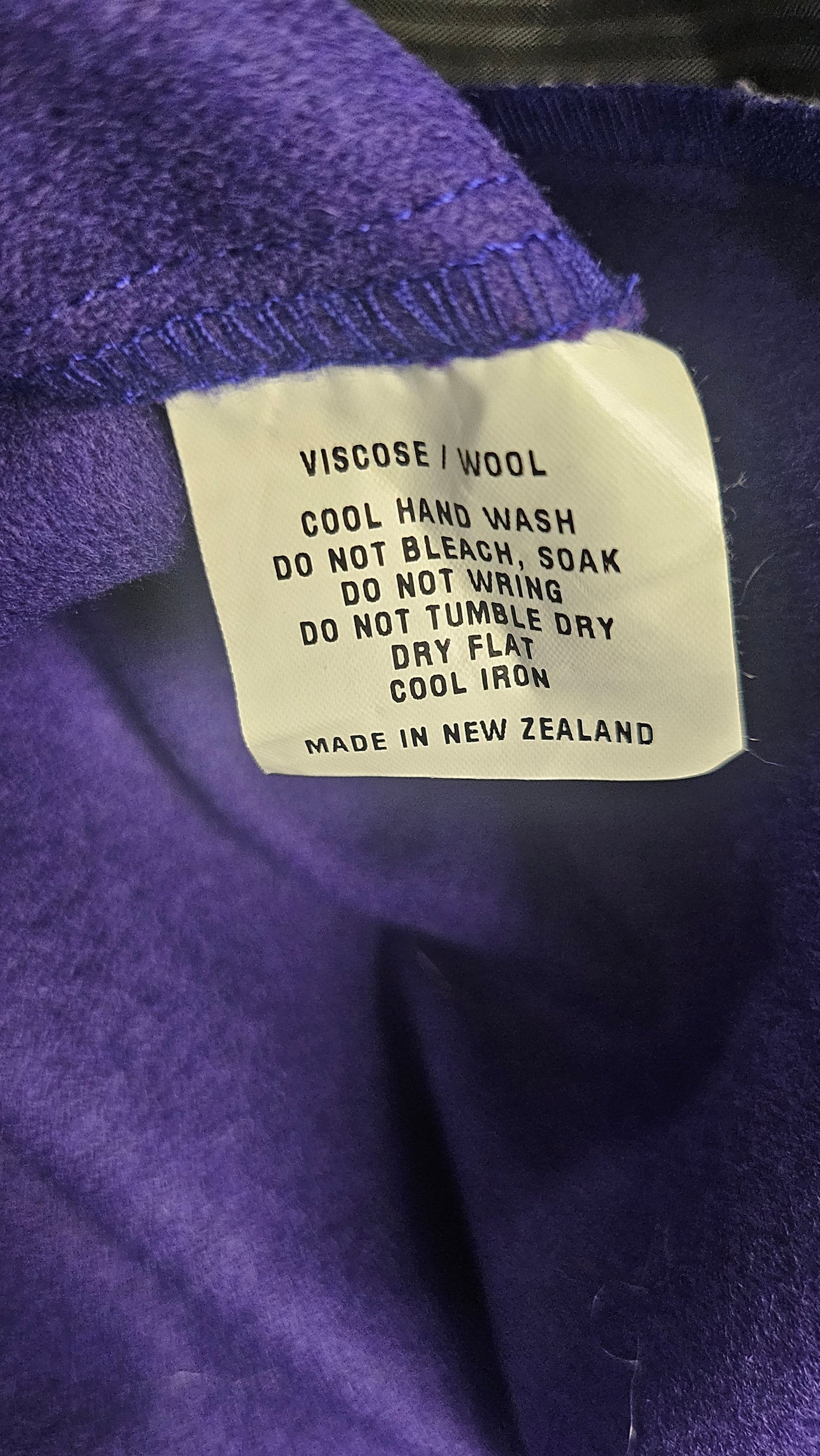 TCD Purple Wool Blend Coat (14-16)