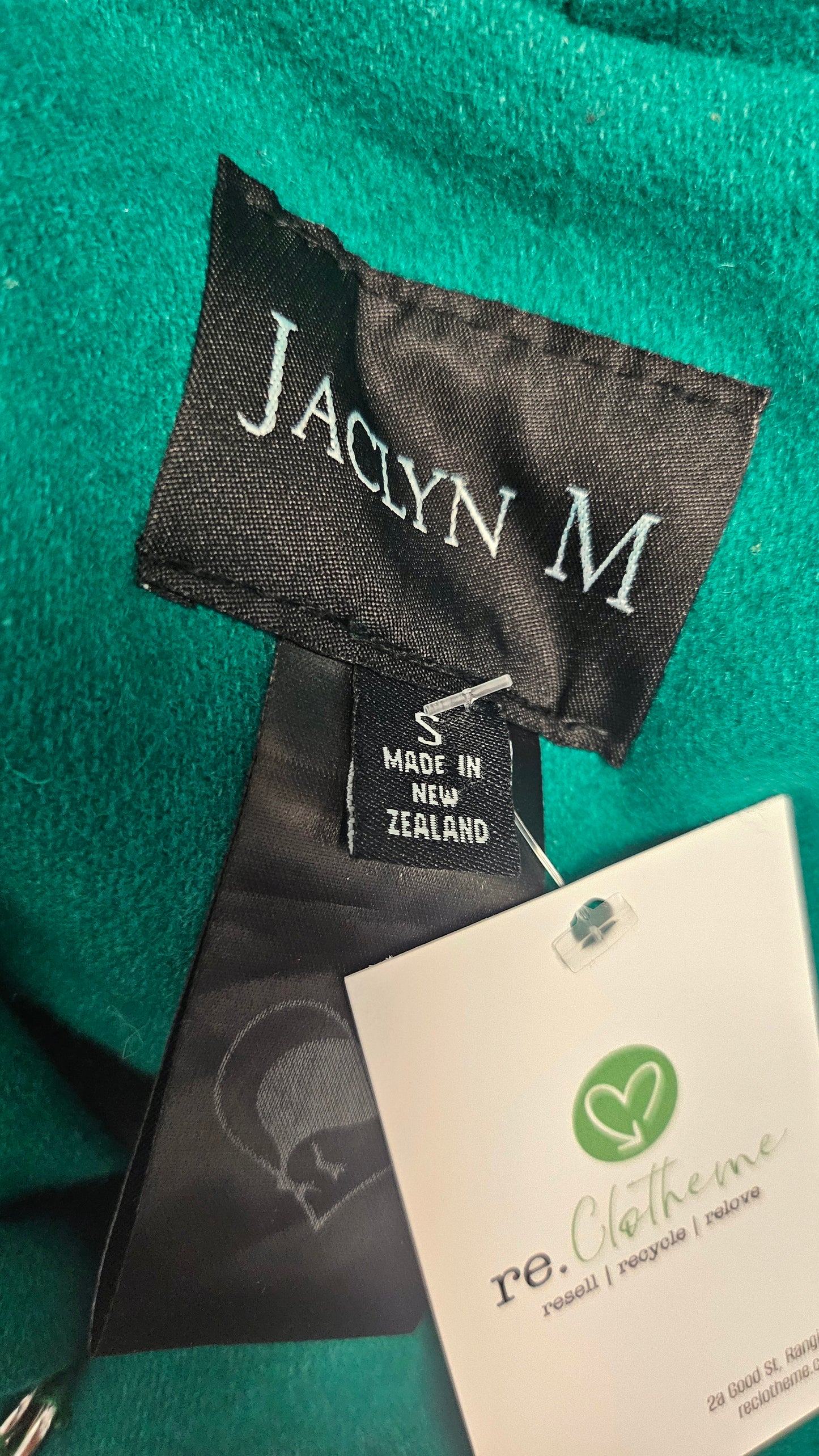Jaclyn M Emerald Green Wool Blend Coat (10/12)