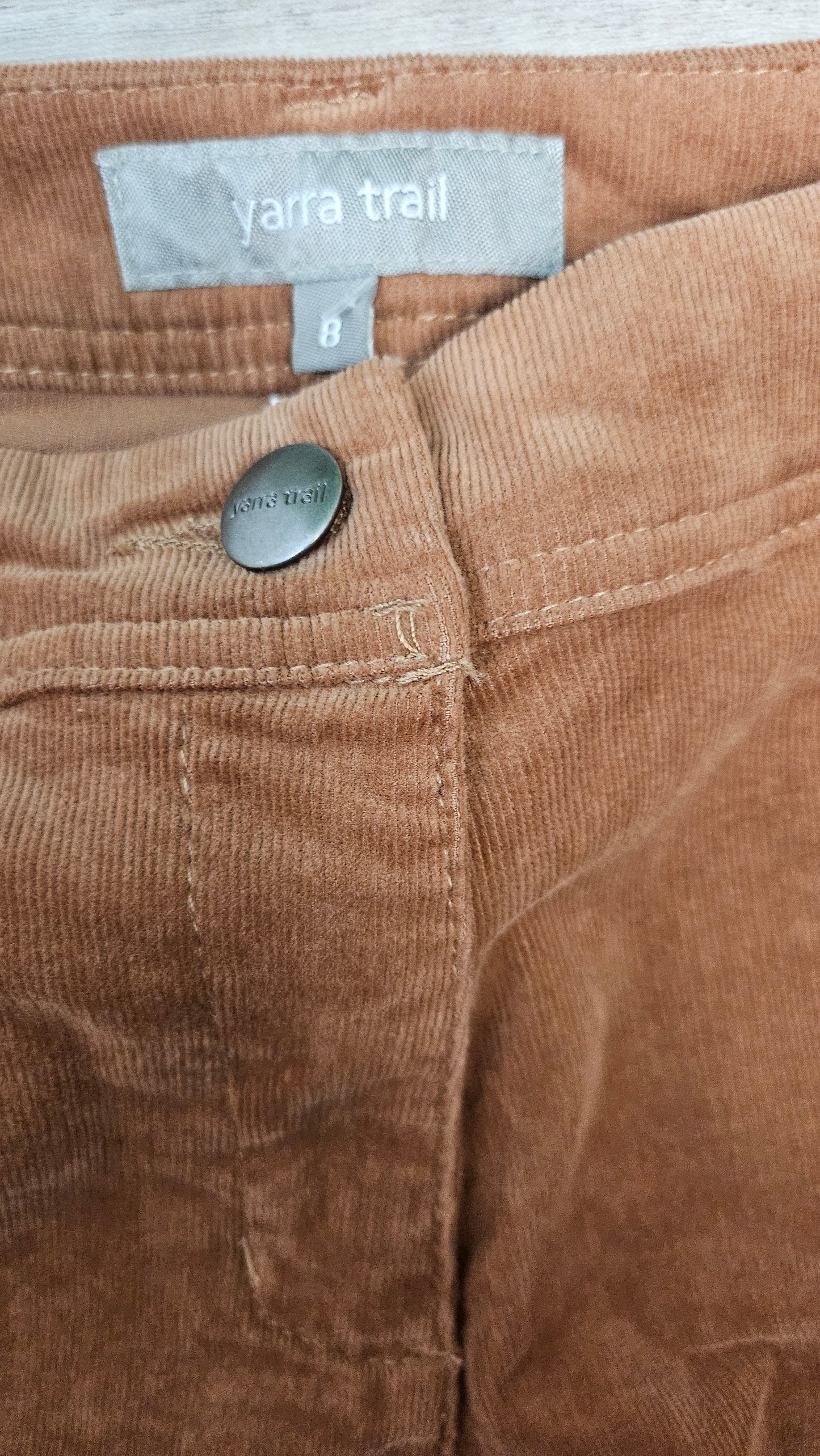 Yarra Trail Tan Needle Cord Pant (8)