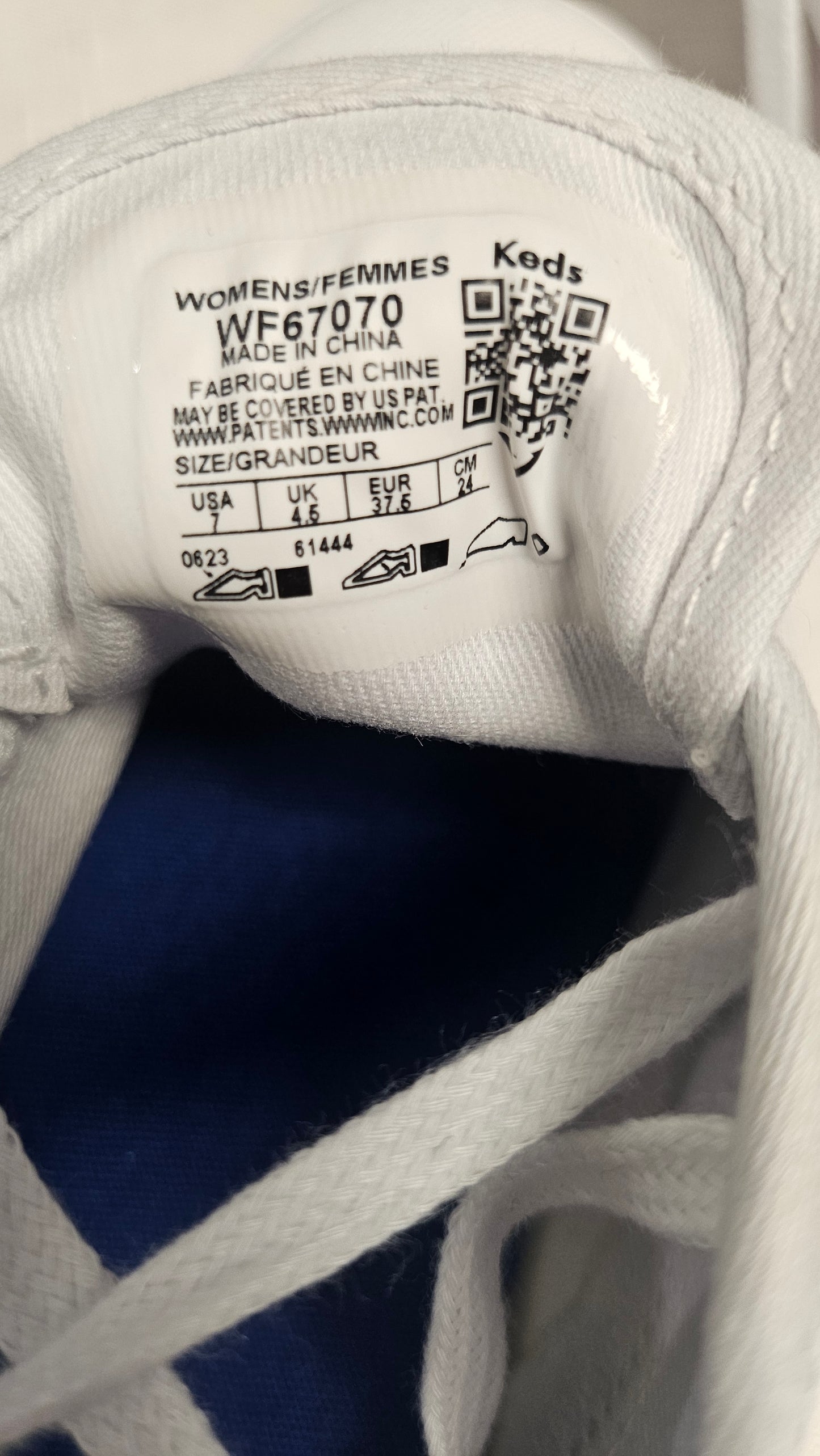 Keds White Platform Sneaker (37.5-38)