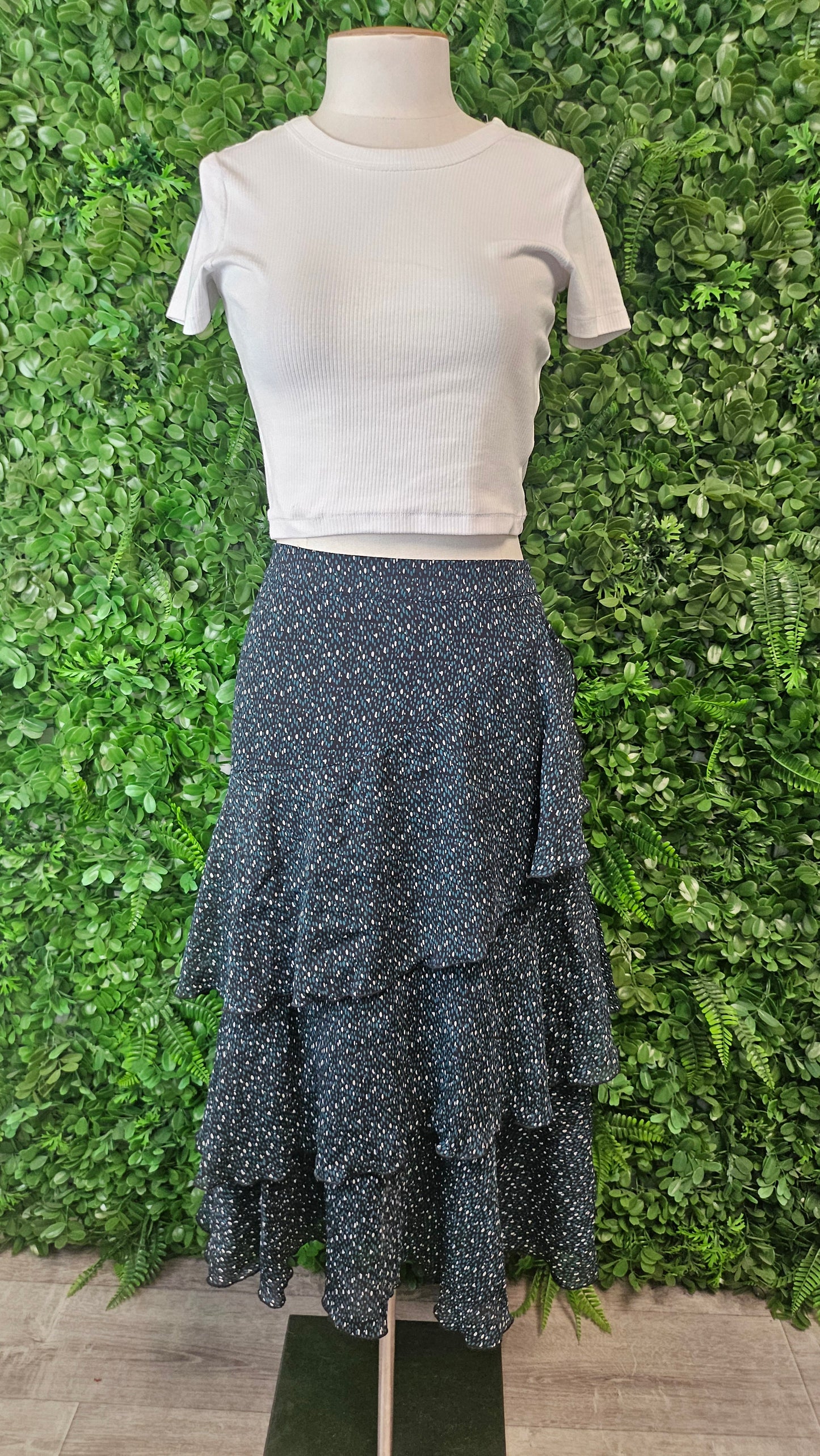 Decjuba Print Layered Maxi Skirt (14)