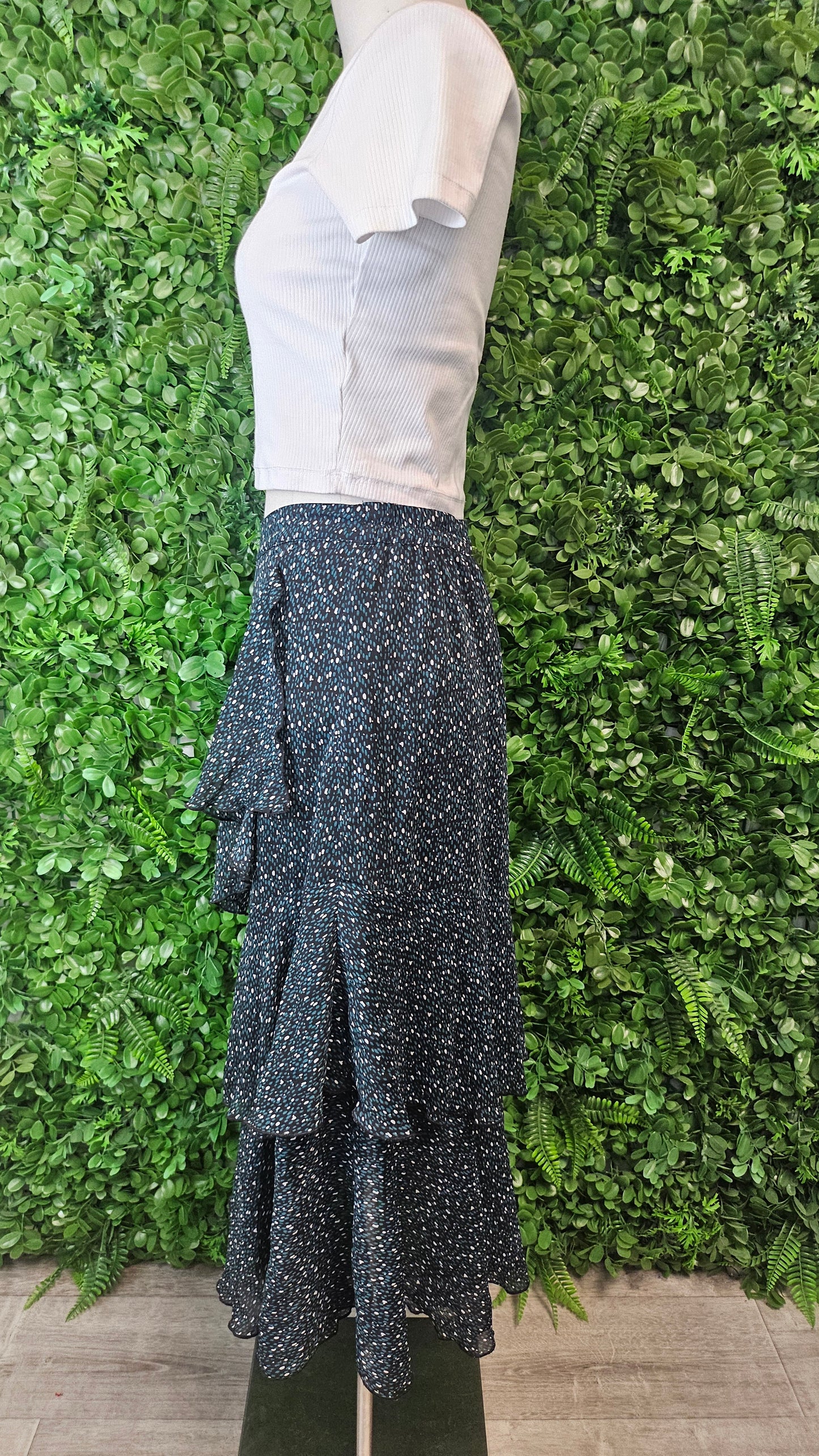 Decjuba Print Layered Maxi Skirt (14)