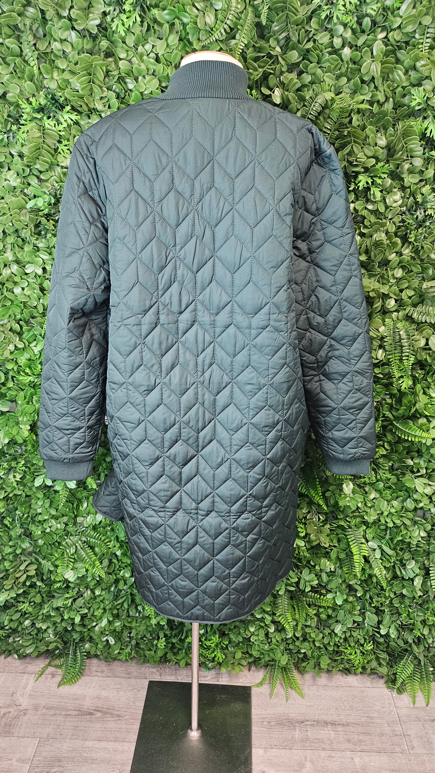 Ilse Jacobsen Green Quilted Jacket (14)