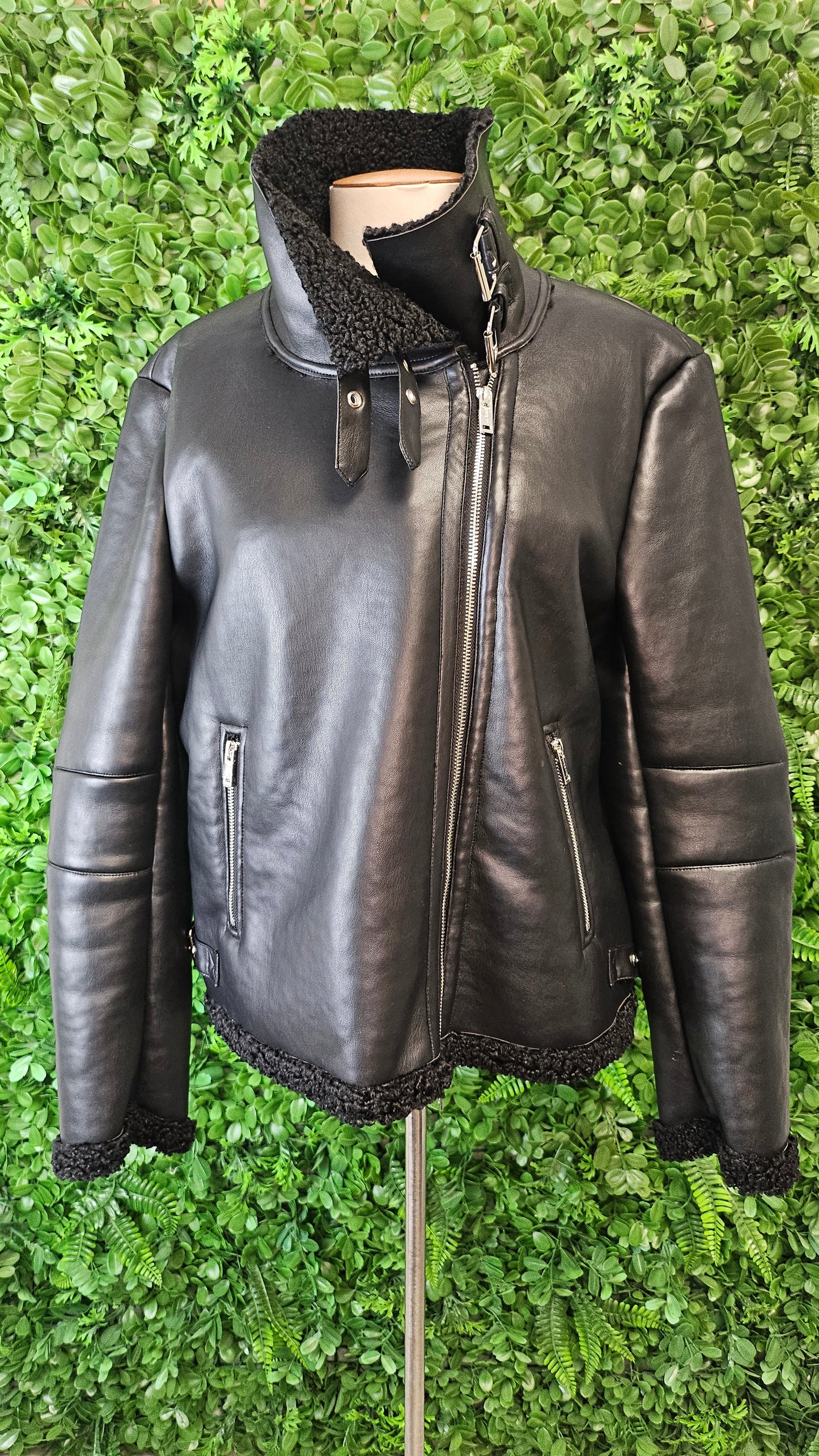 Nyx & Min Black Bomber Jacket (16)