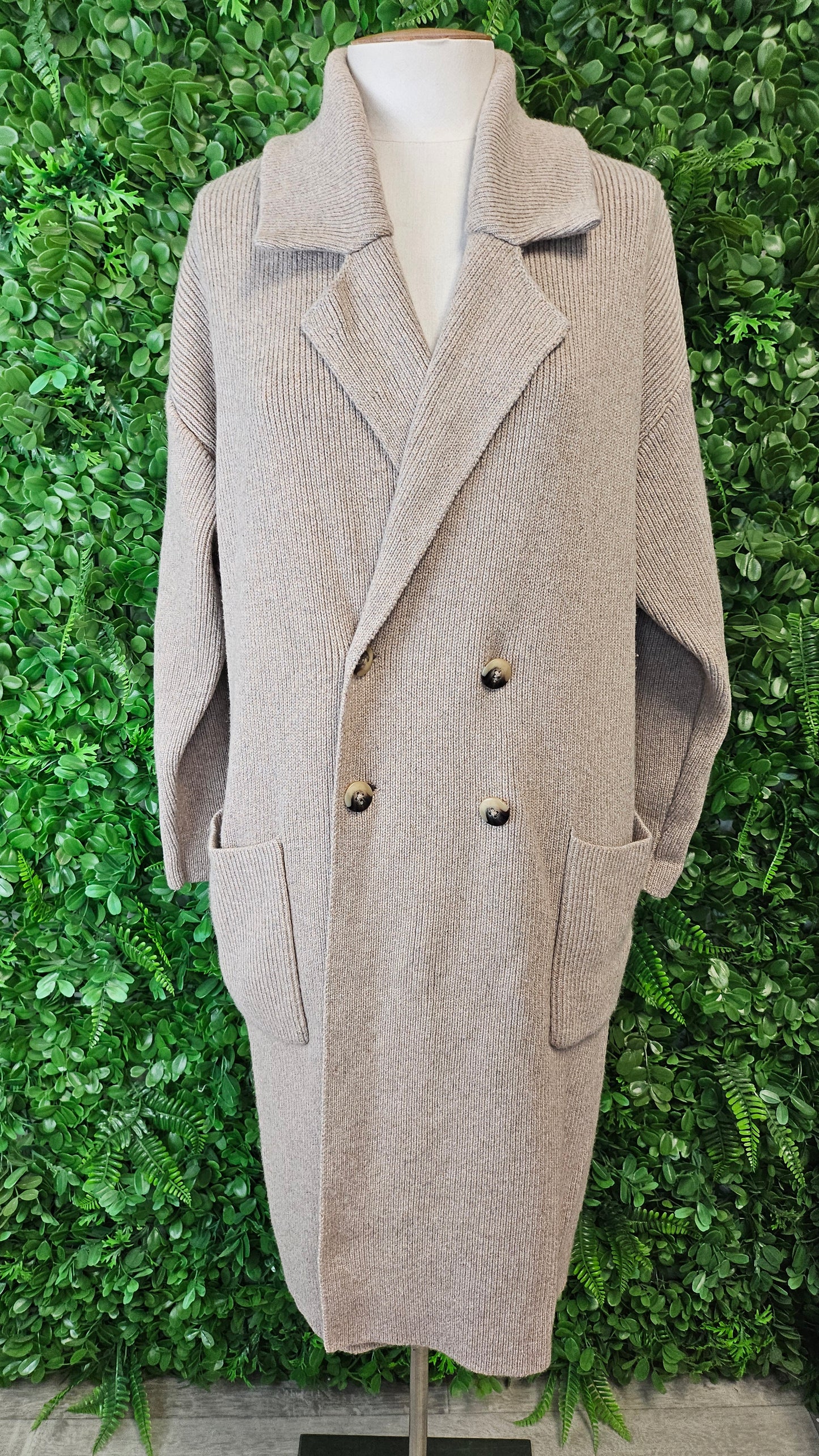 Max Oat Longline Cardigan (10-12)