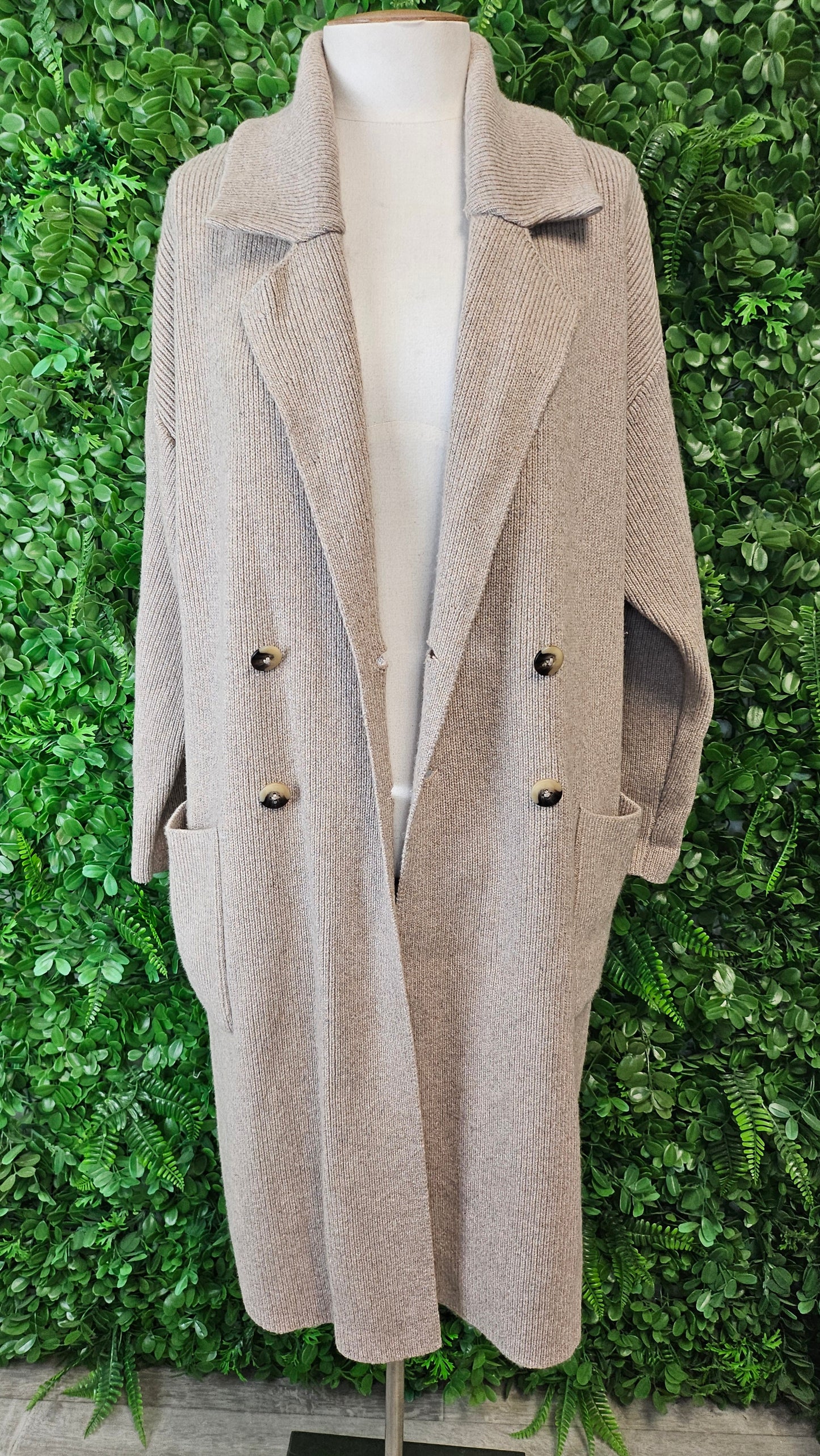 Max Oat Longline Cardigan (10-12)