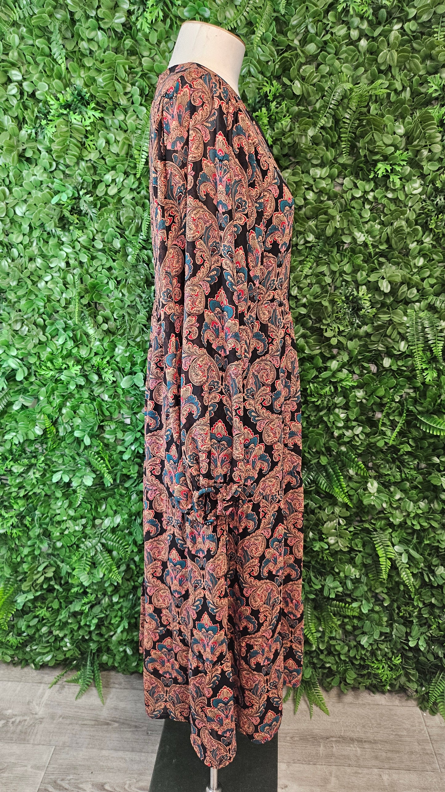 Molly Bracken Print Long Sleeve Print Dress (10-12)