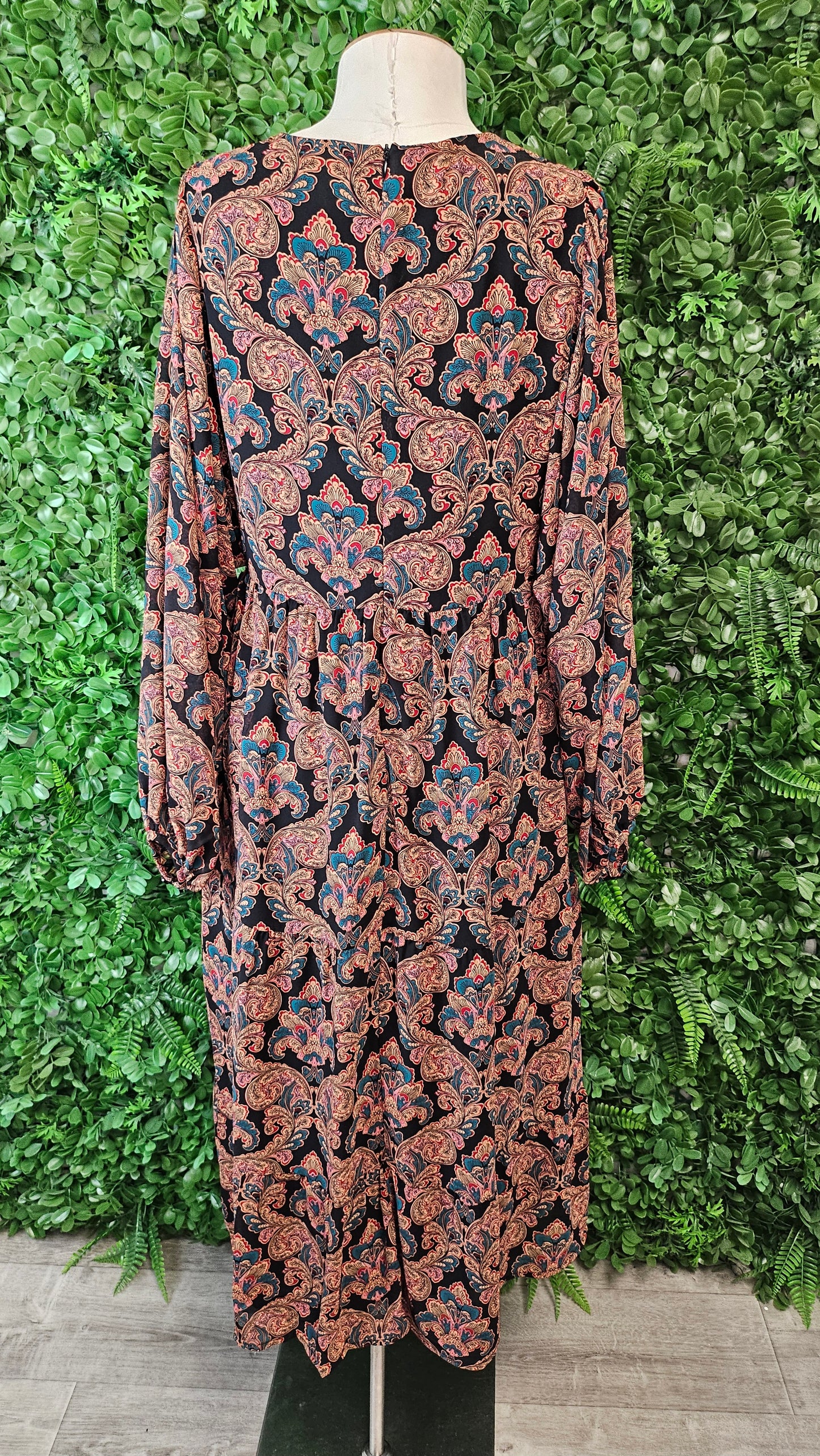 Molly Bracken Print Long Sleeve Print Dress (10-12)