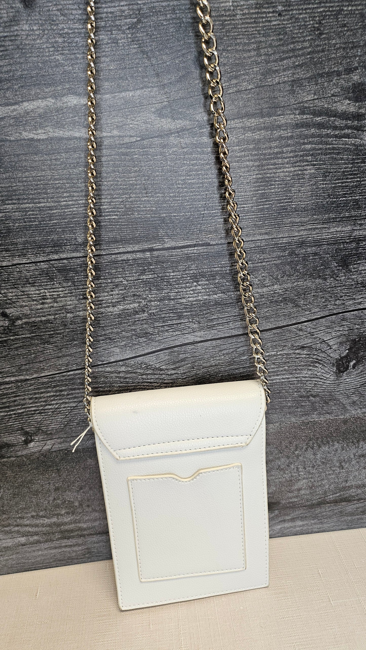 Coop White Chain Chance Crossbody