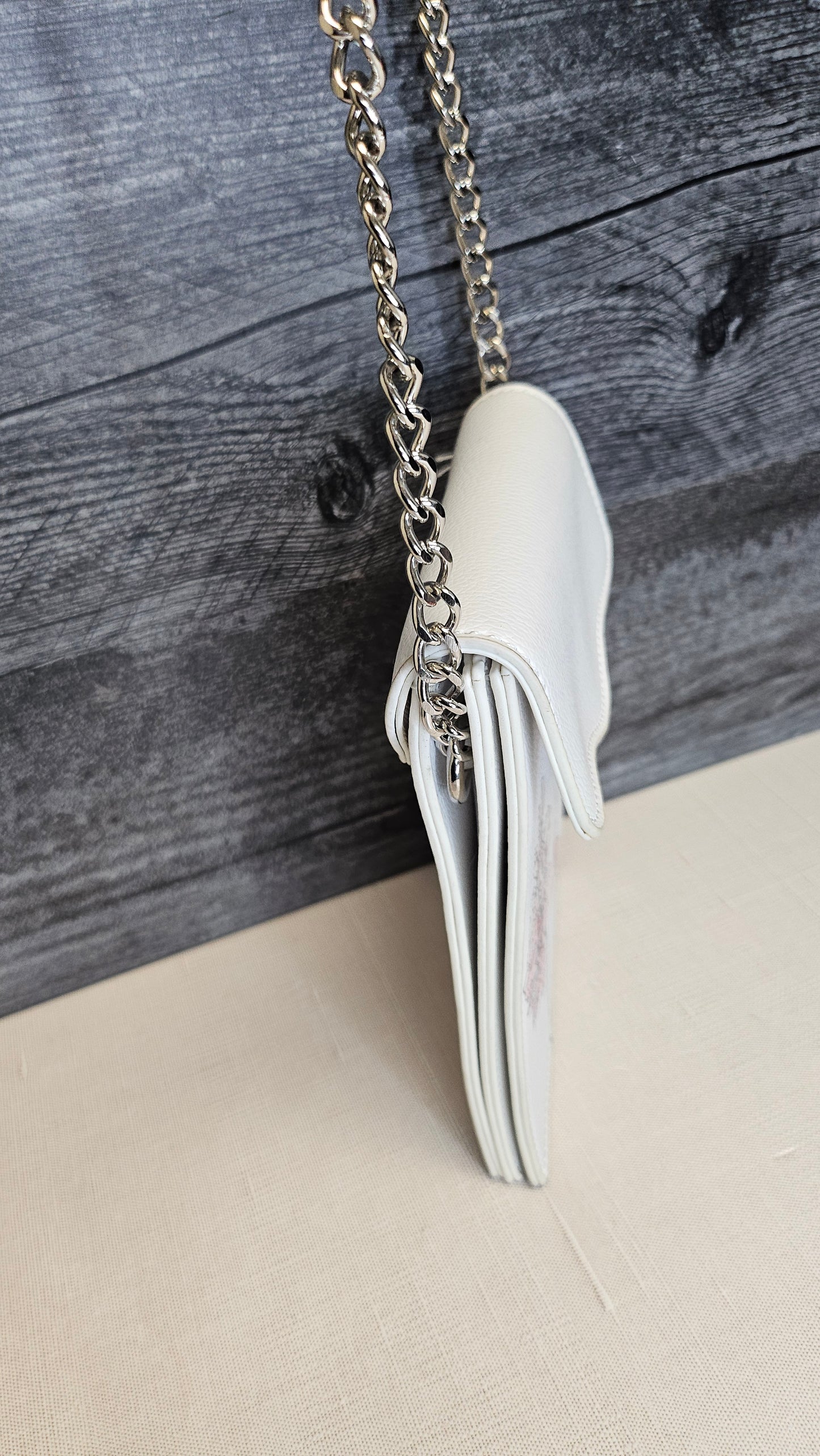 Coop White Chain Chance Crossbody