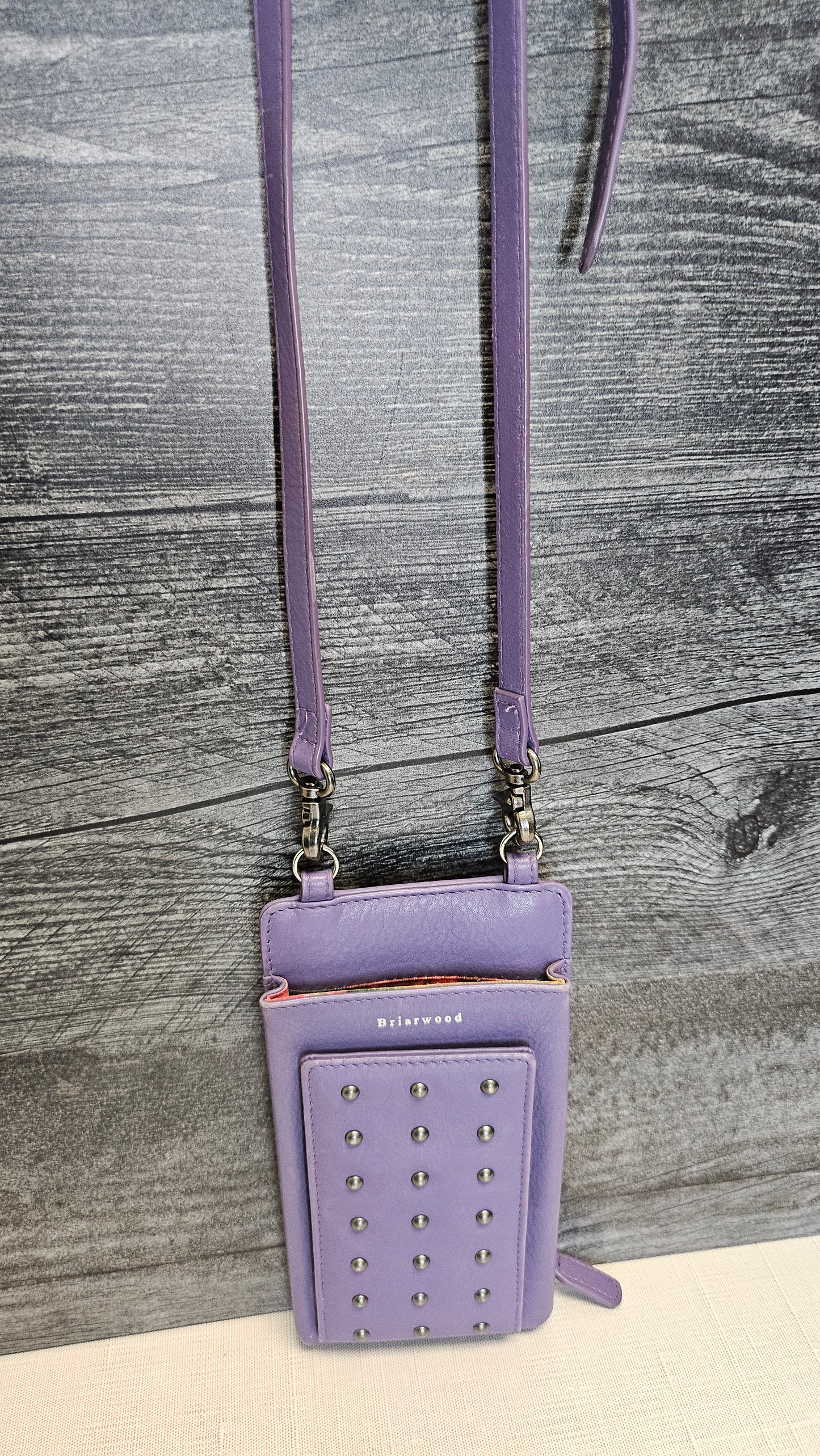 Briarwood Purple Phone Minibag