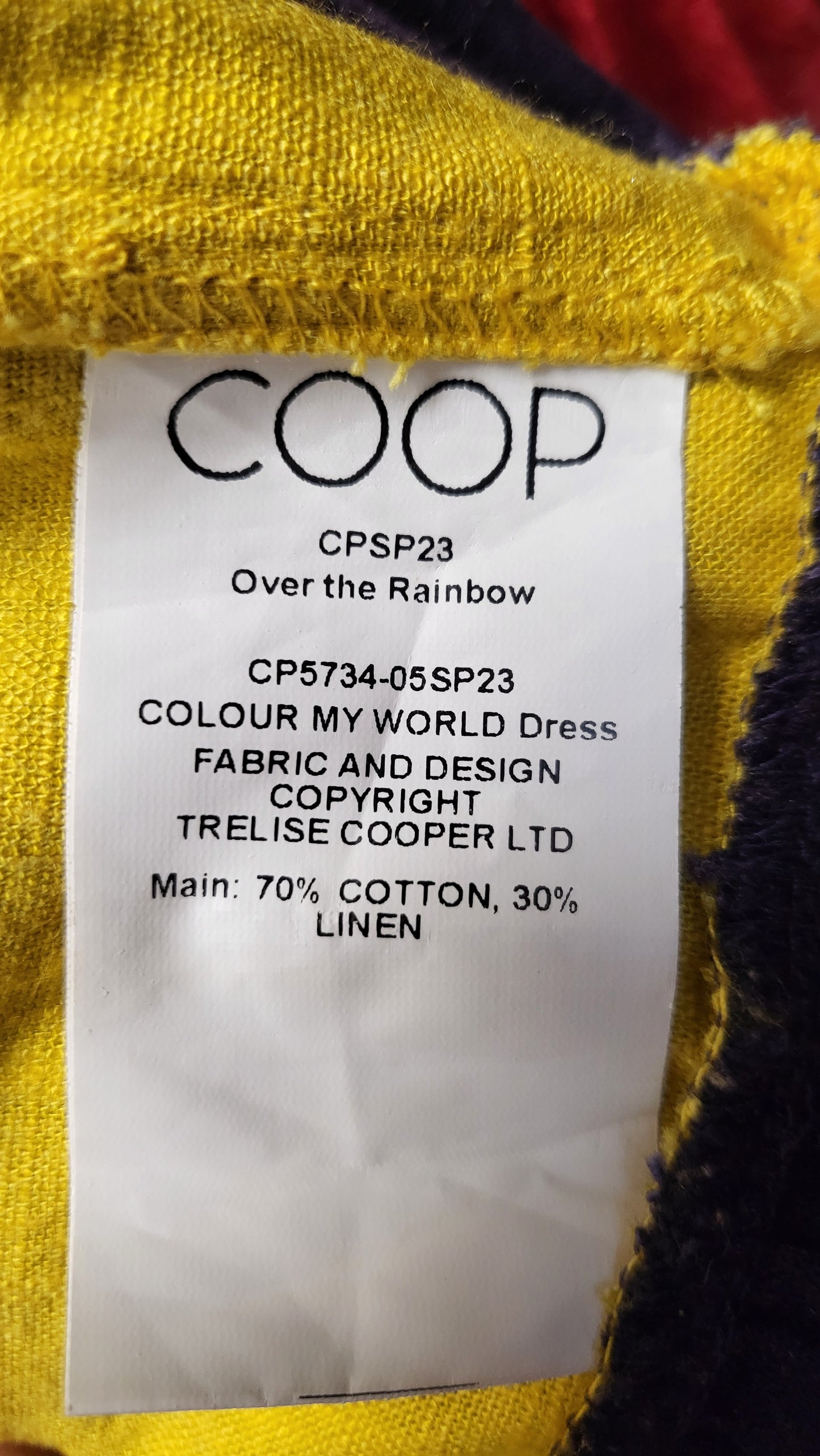 Coop Multi Colour My World Dress (10-12)