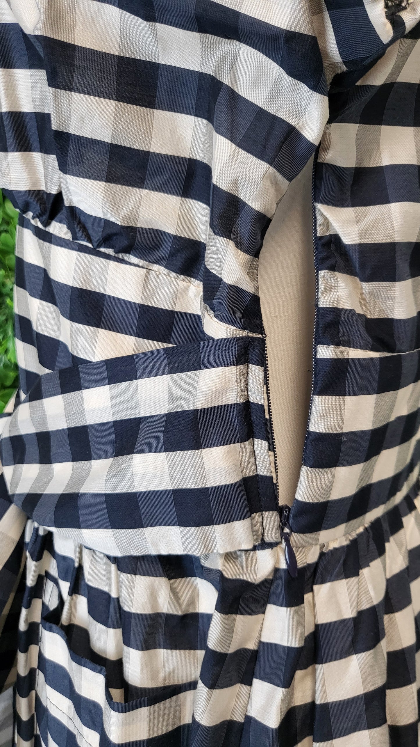 Siren Check Tie Waist Dress (8)