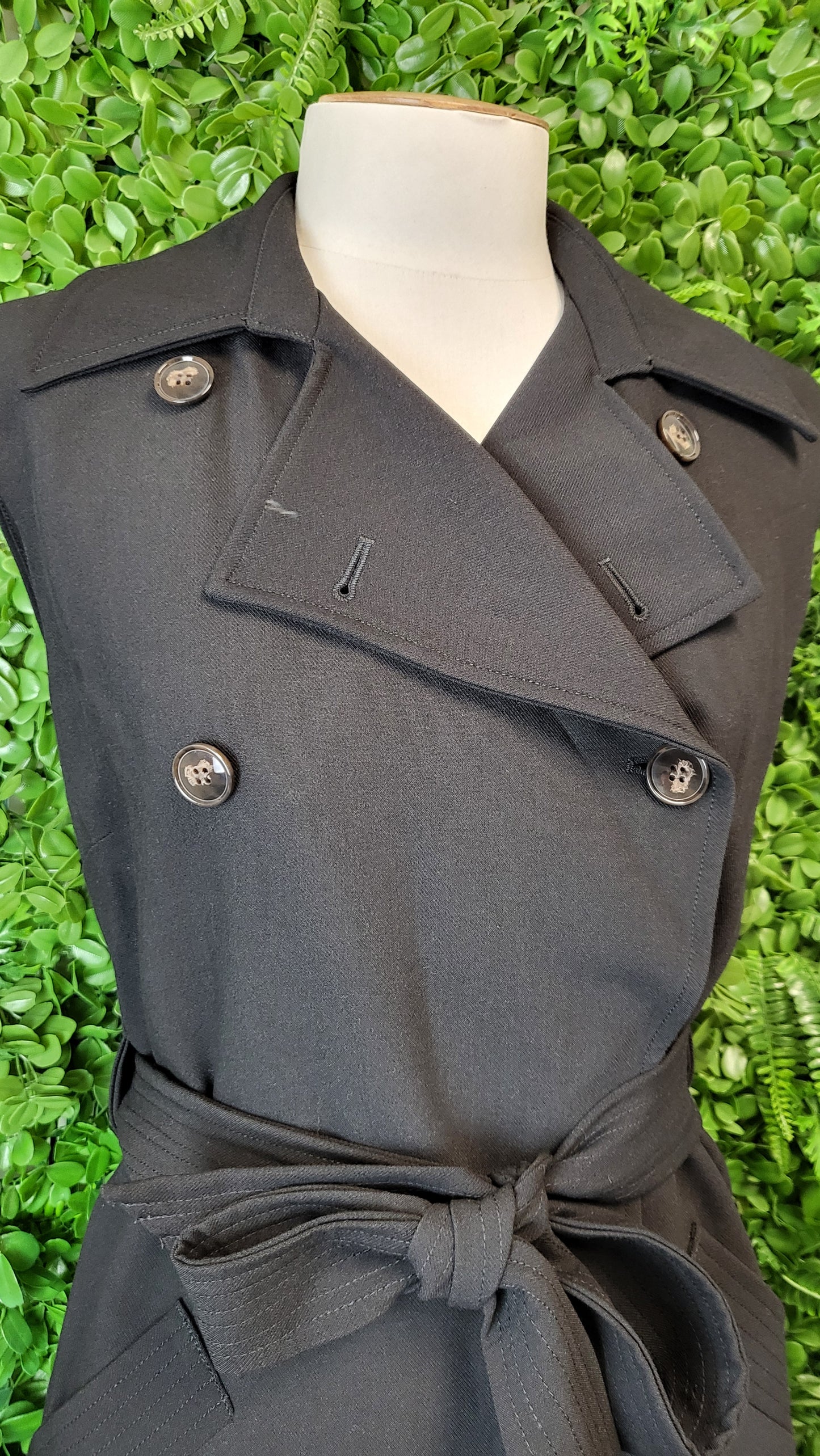 Decjuba Black Eloise Trench BNWT (8-10)