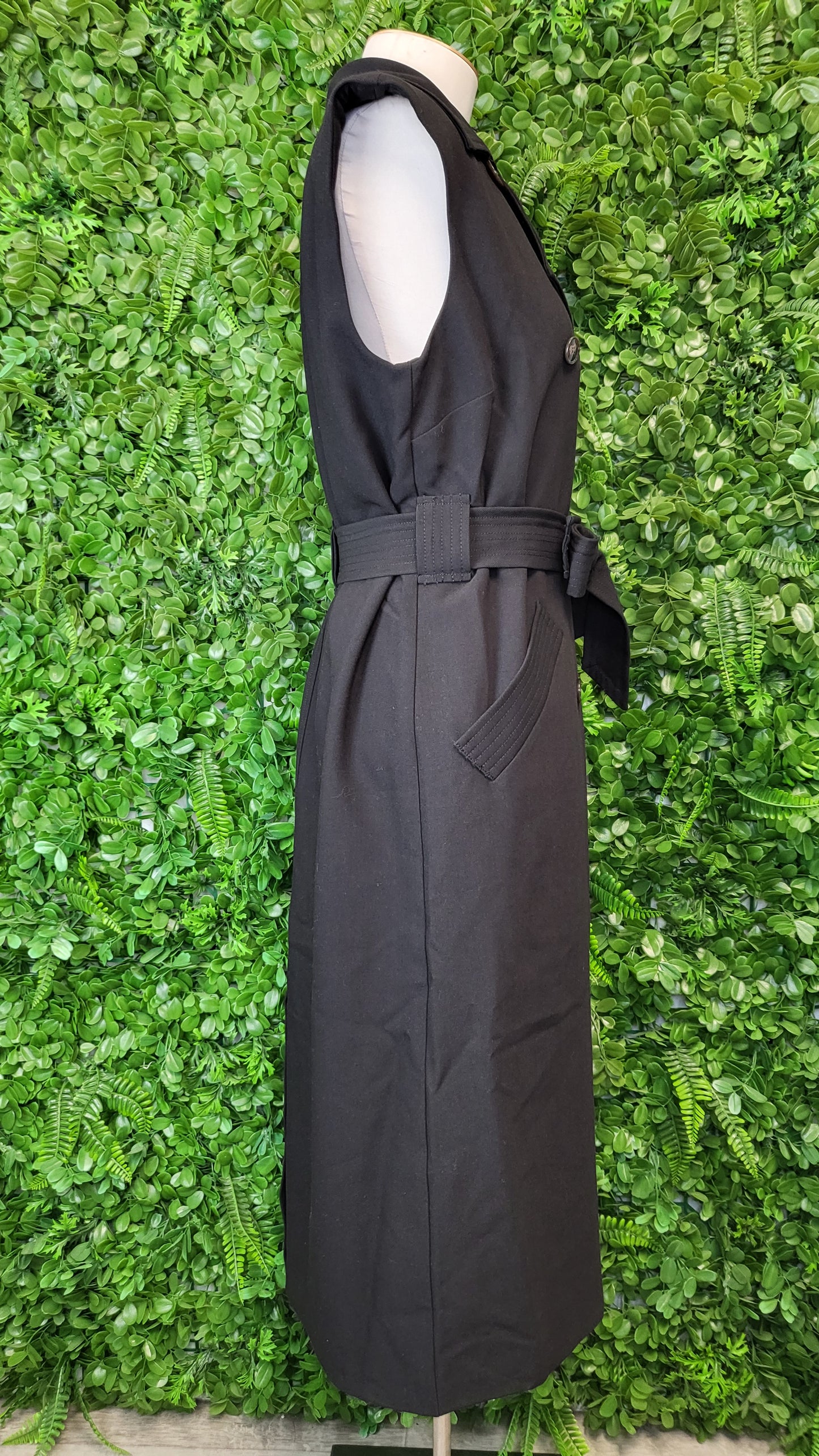 Decjuba Black Eloise Trench BNWT (8-10)