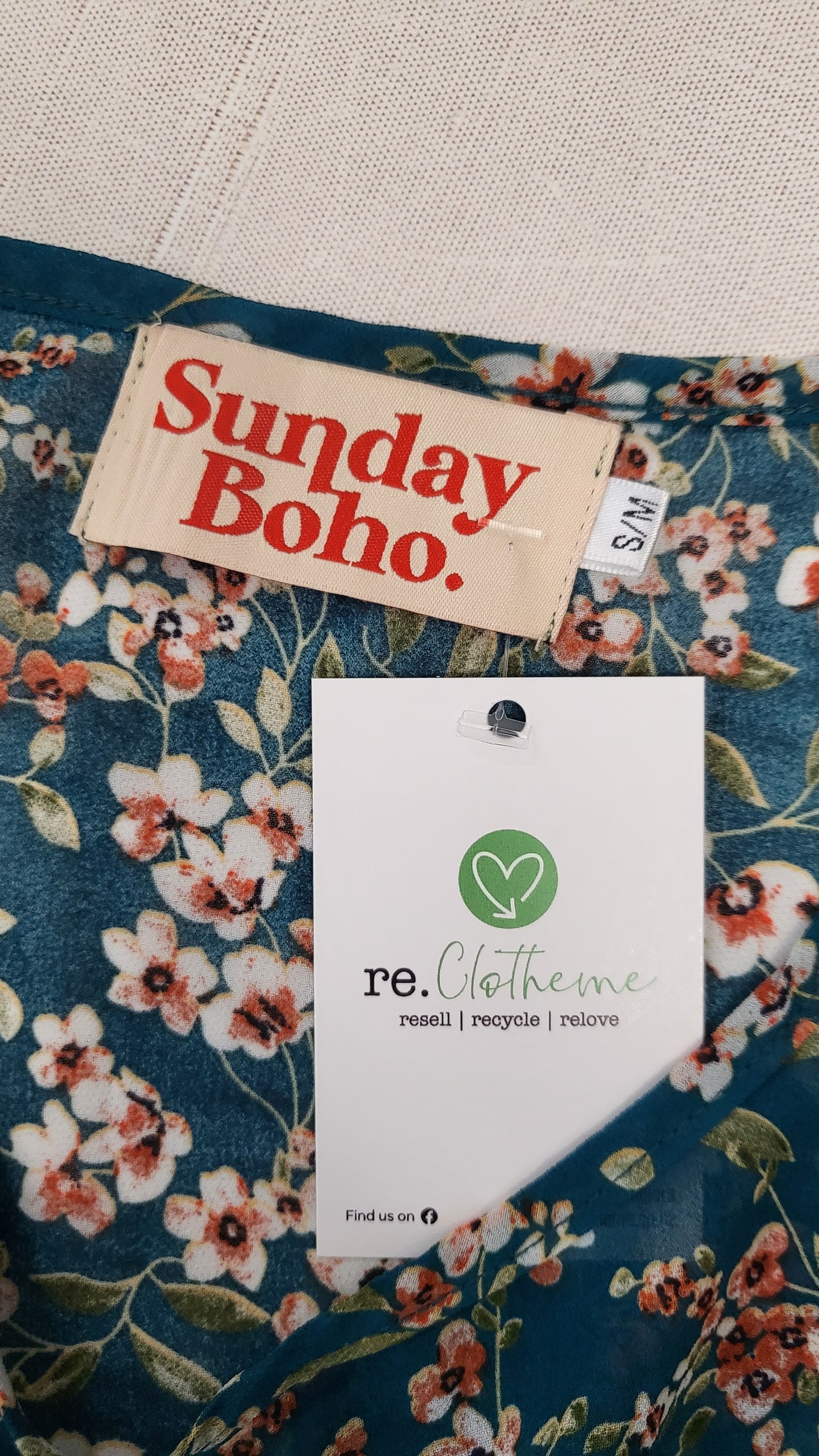 Sunday Boho Print Lightweight Top (10-16)