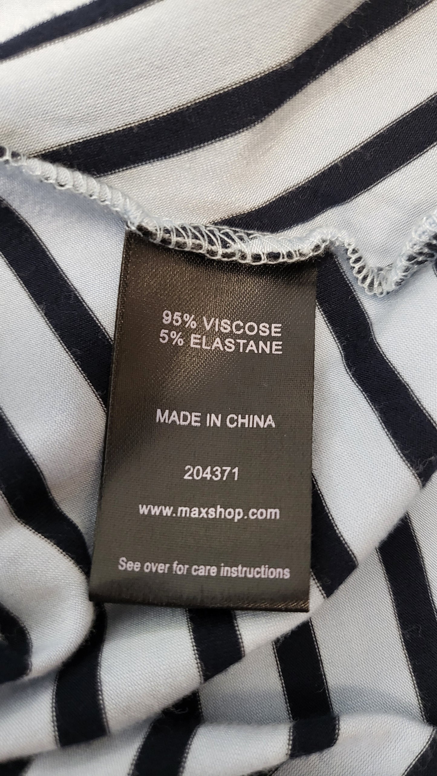 Max Blue Chevron Stripe Top (8-10)