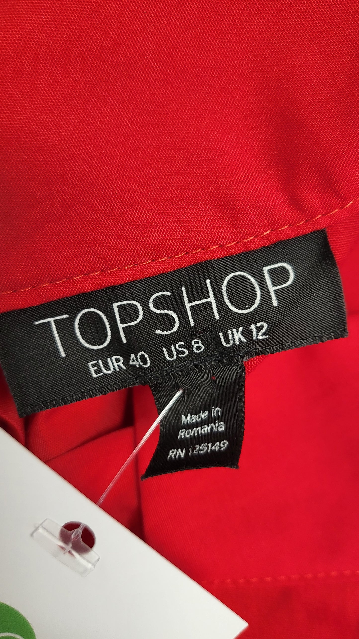 Topshop Red Tie Top (12)