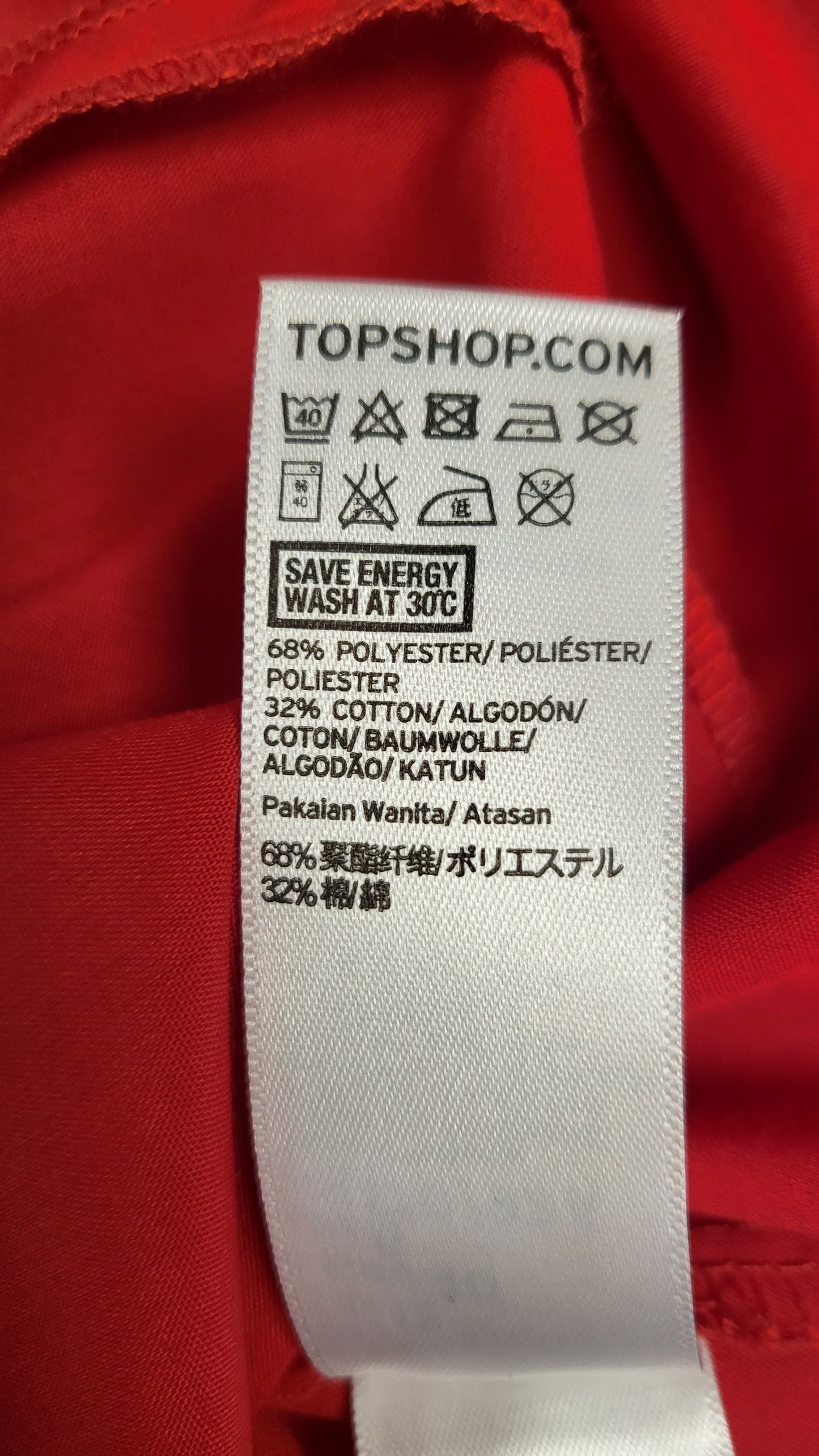 Topshop Red Tie Top (12)