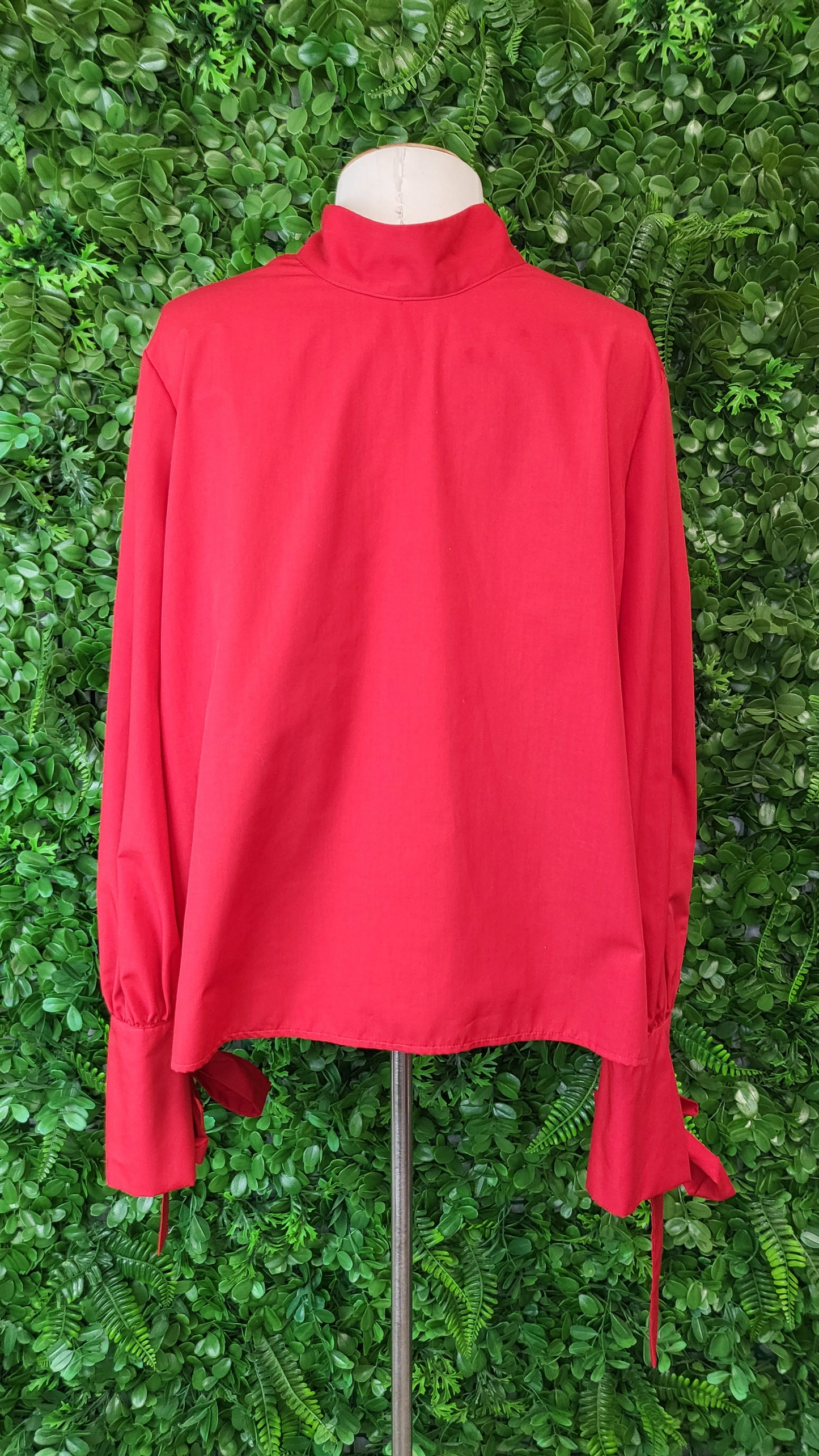 Topshop Red Tie Top (12)