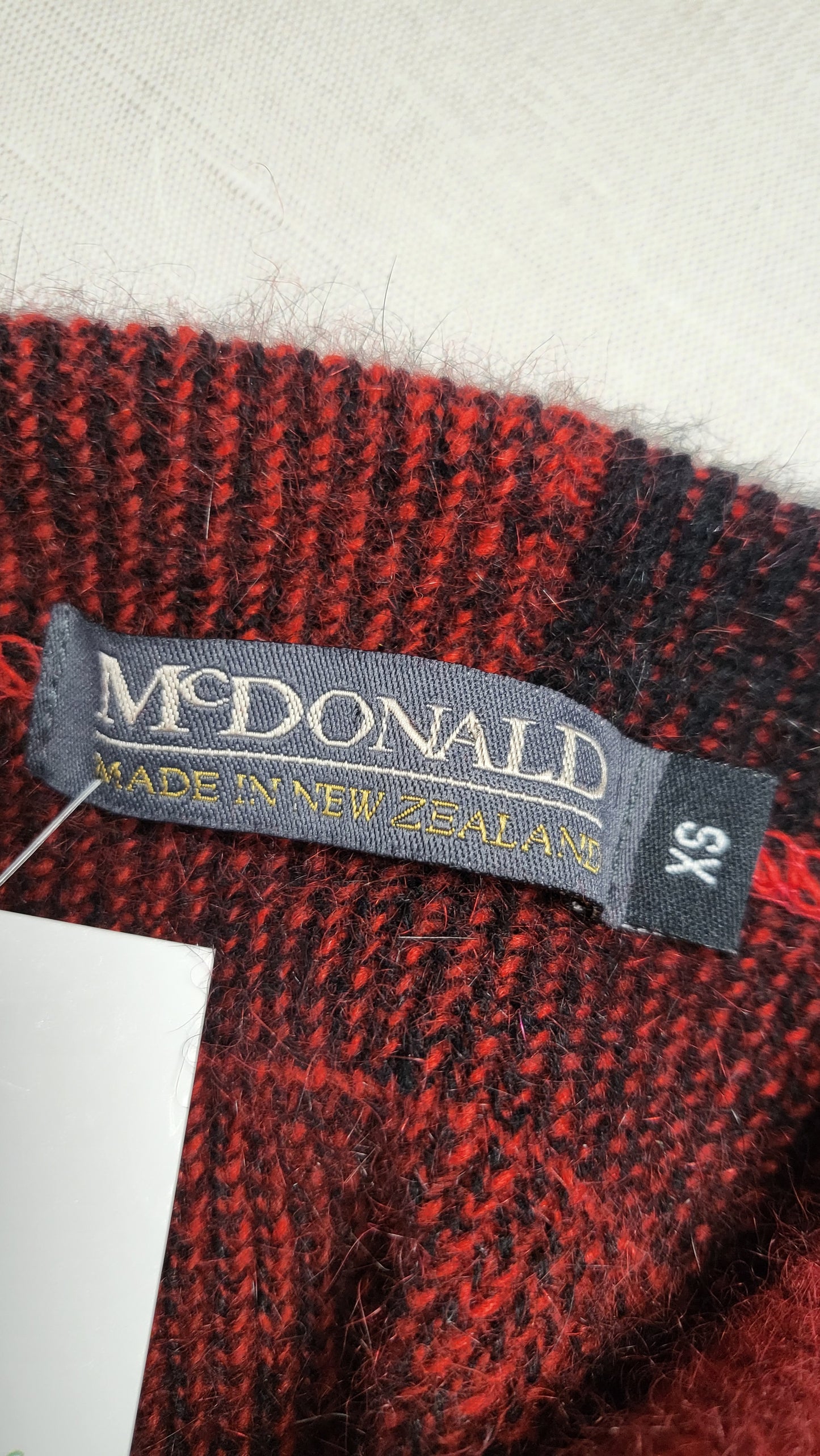 McDonald Check Possum Merino Vest (8-10)