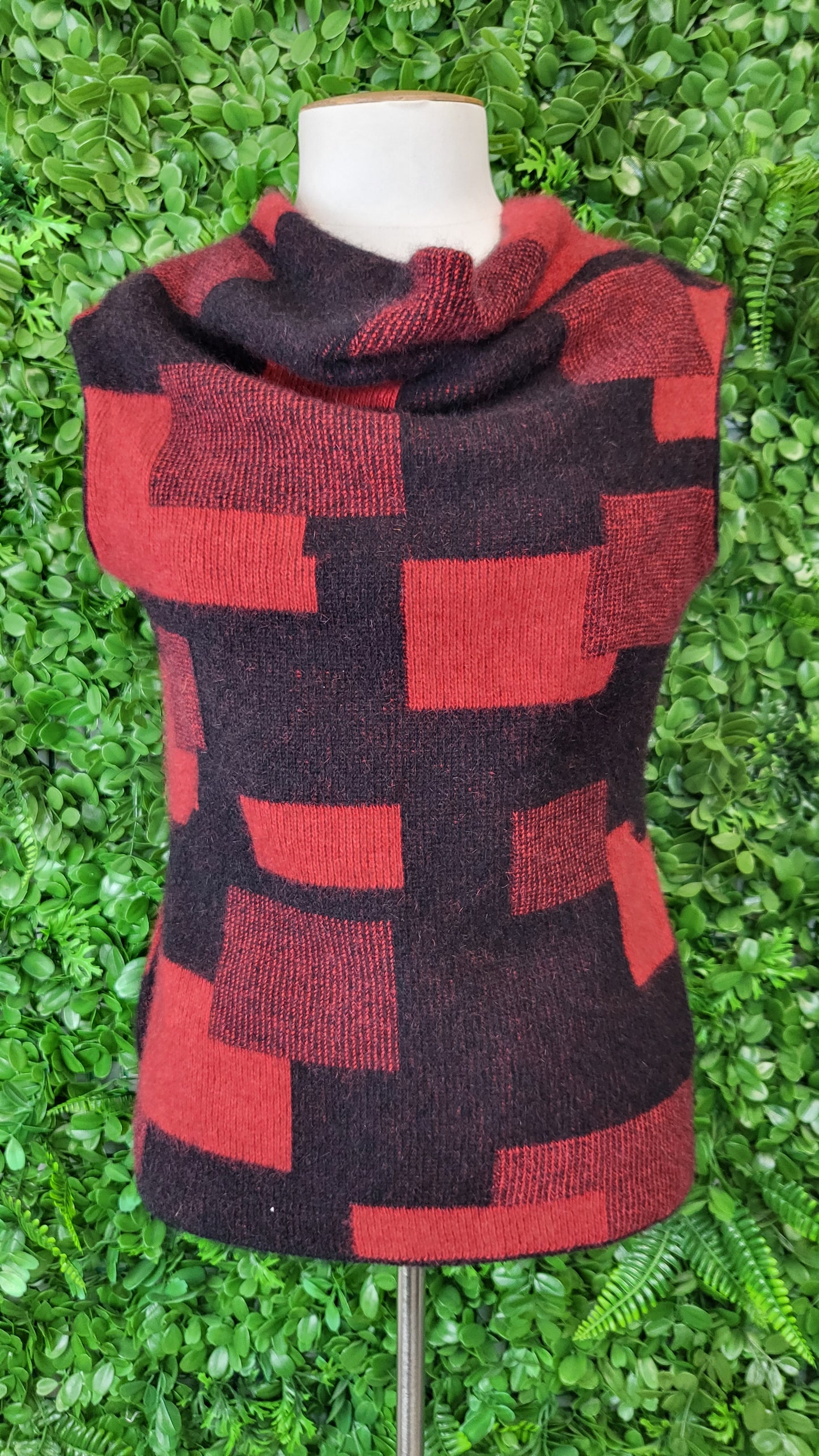 McDonald Check Possum Merino Vest (8-10)