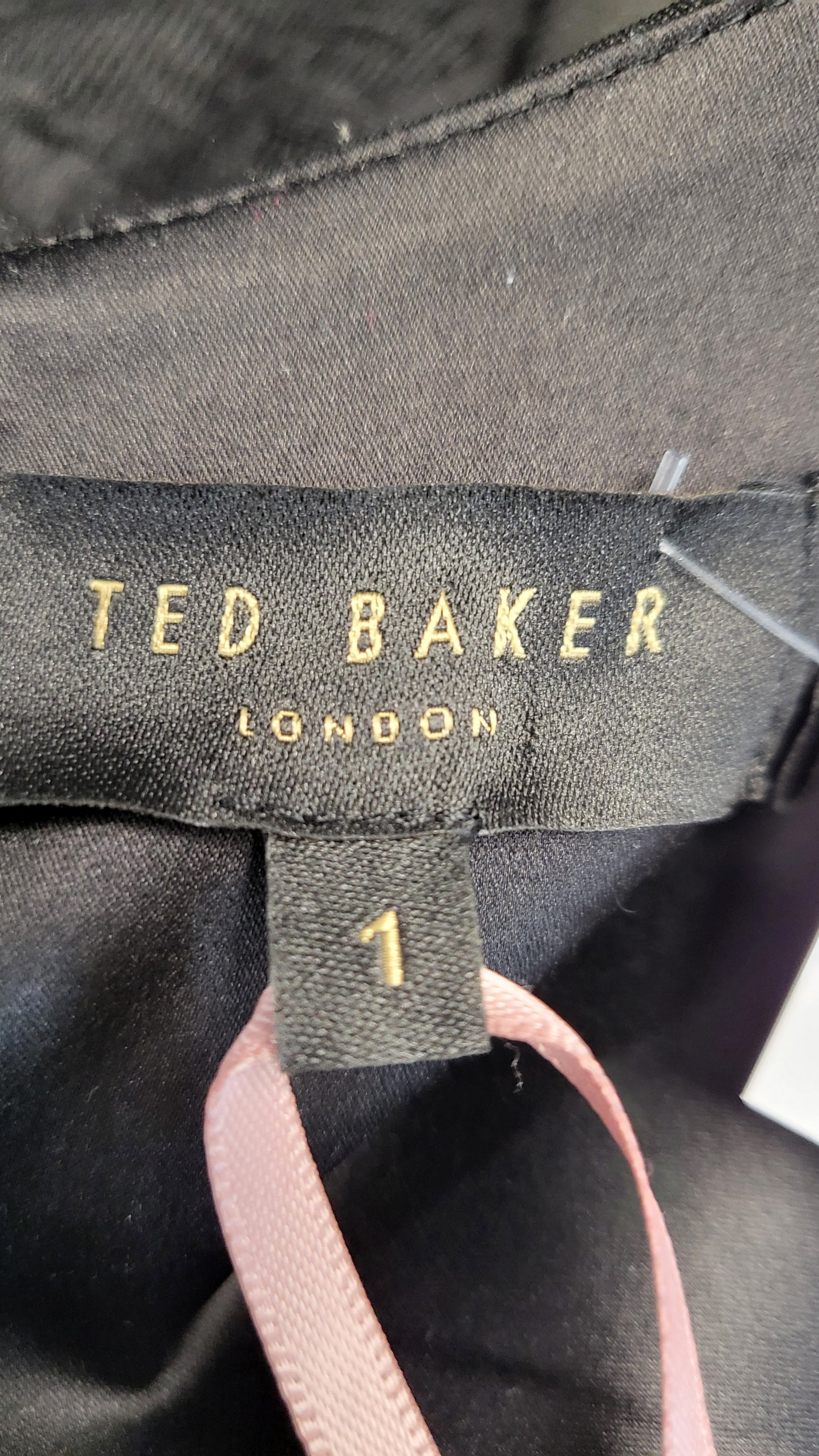 Ted Baker Black Jacquard Dress BNWT (8)