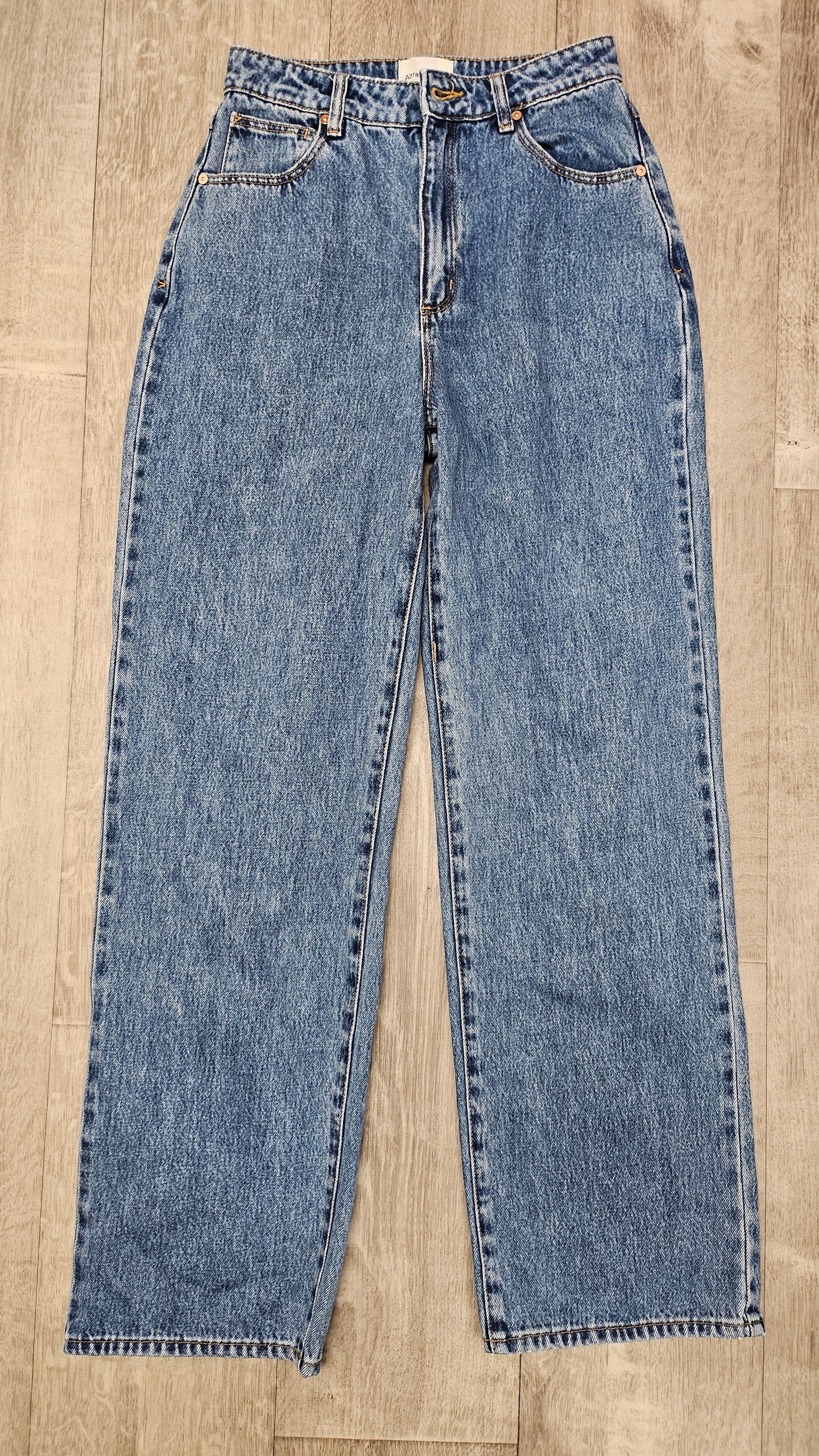 Abrand Vintage Blue Wide Leg Jean (8)