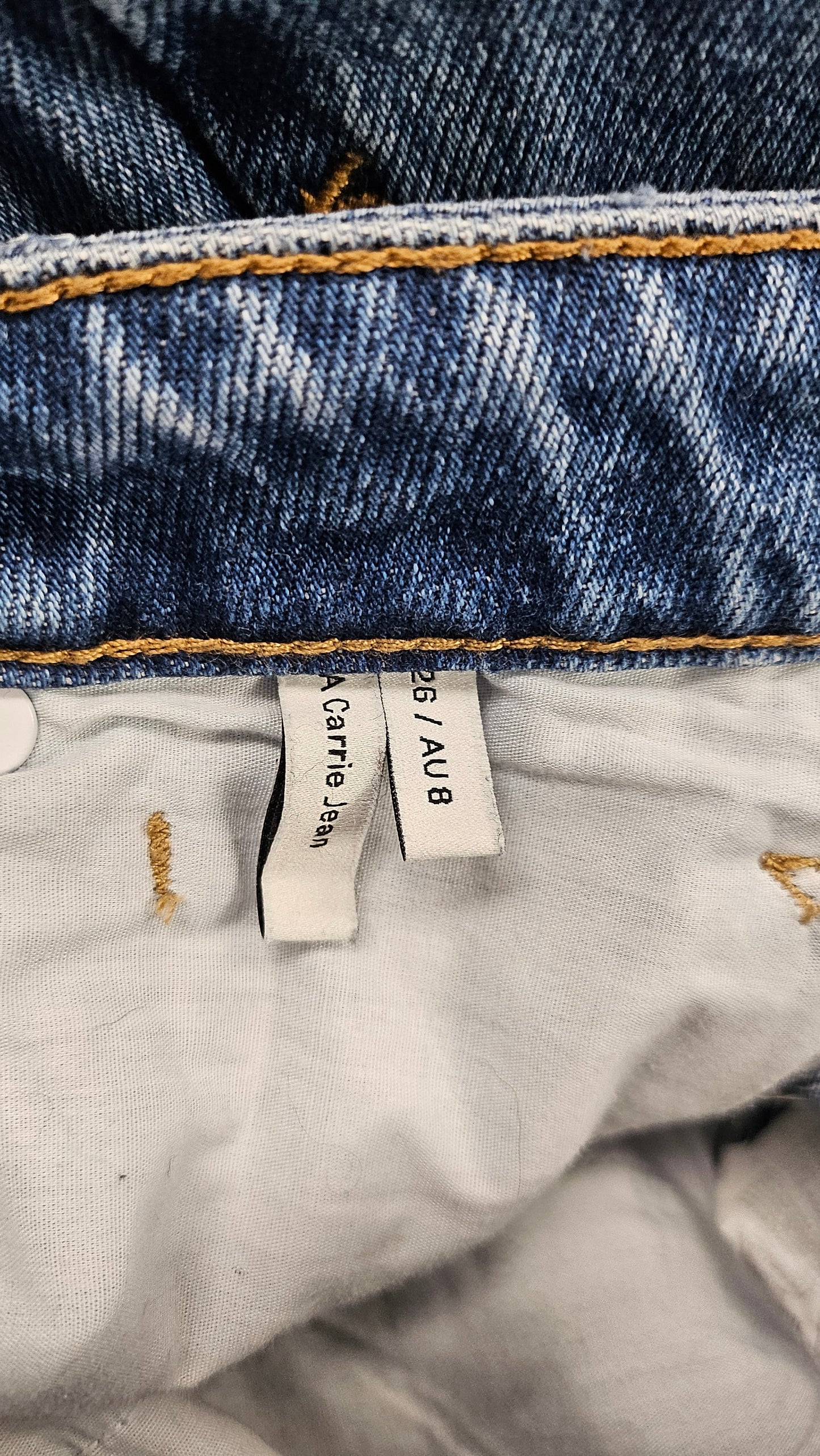 Abrand Vintage Blue Wide Leg Jean (8)