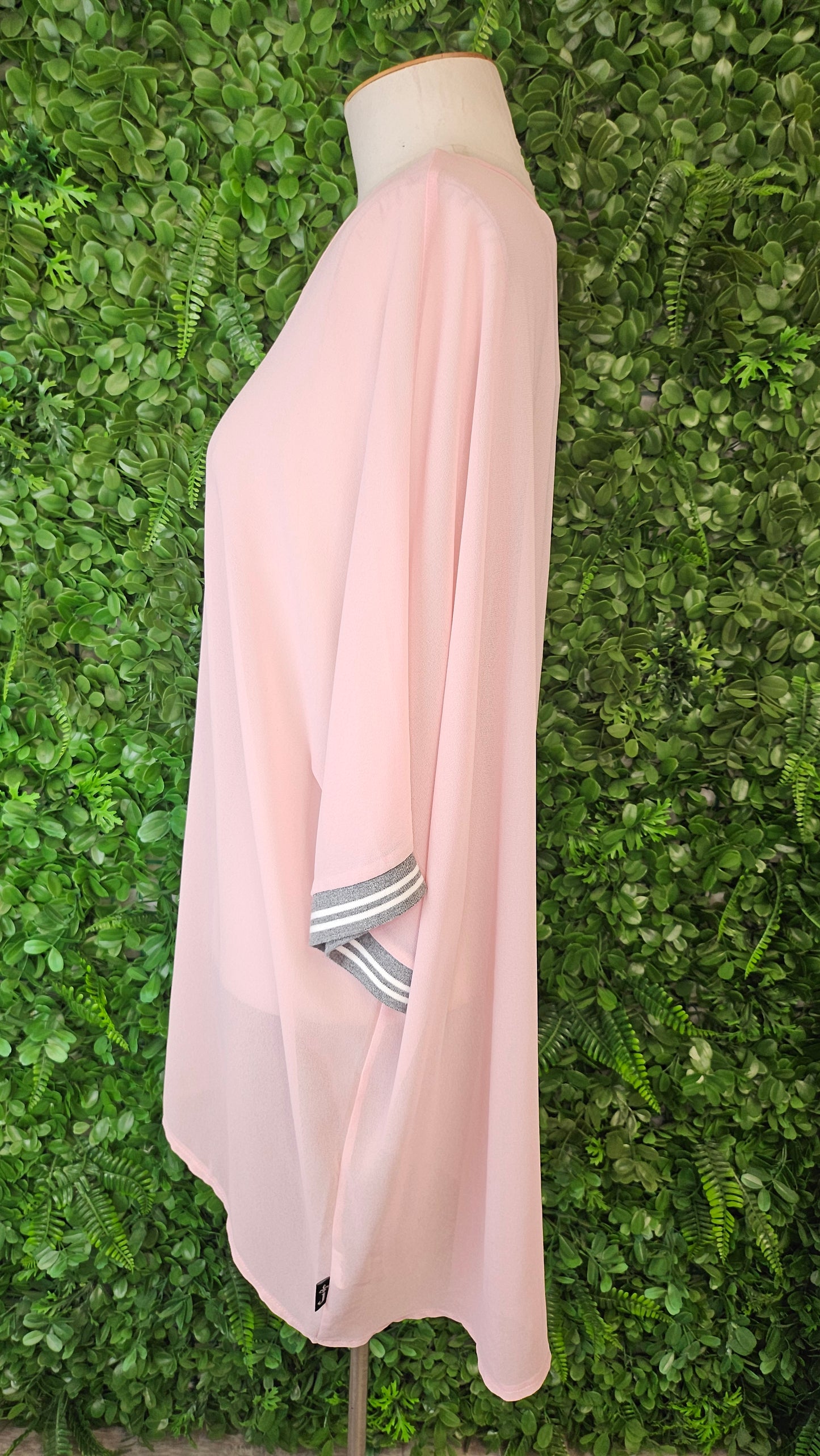 Jellicoe Pink Sheer Top (18-22)