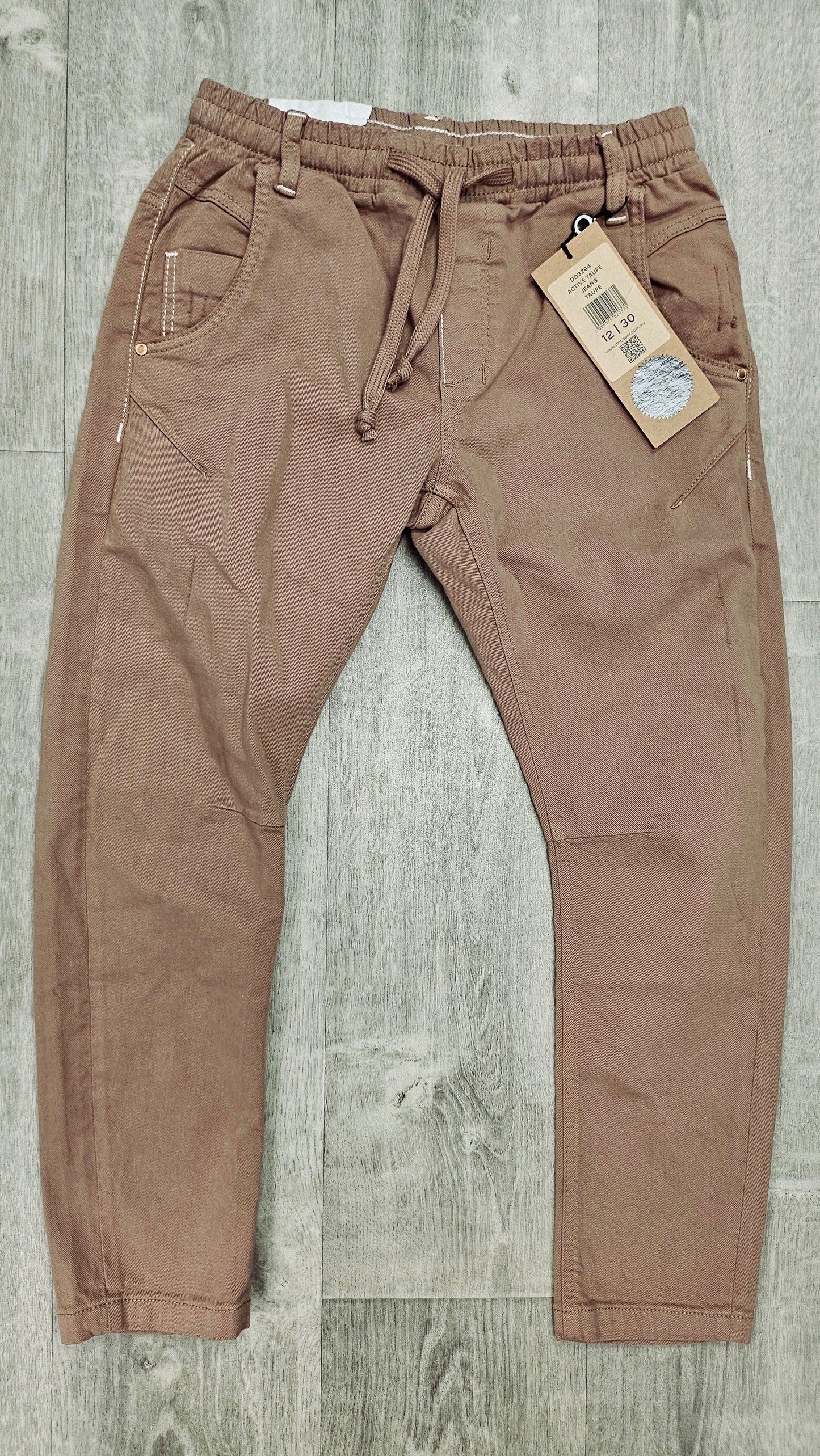 Dricoper Brown/Taupe Active Taupe Jeans BNWT (12)
