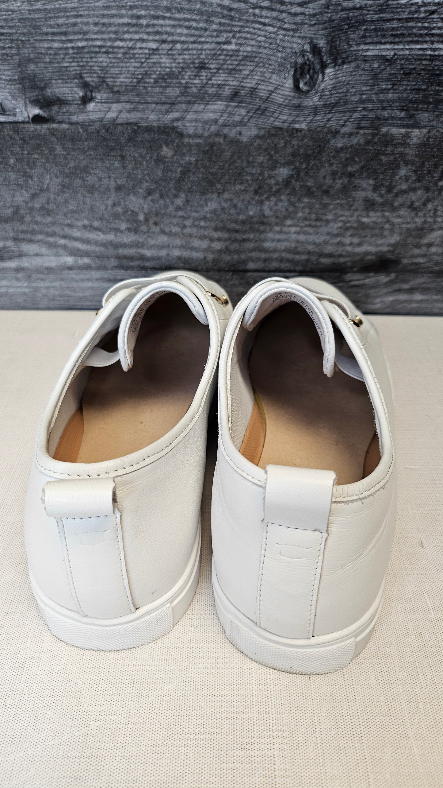 Florsheim White Leather Sneakers (40)