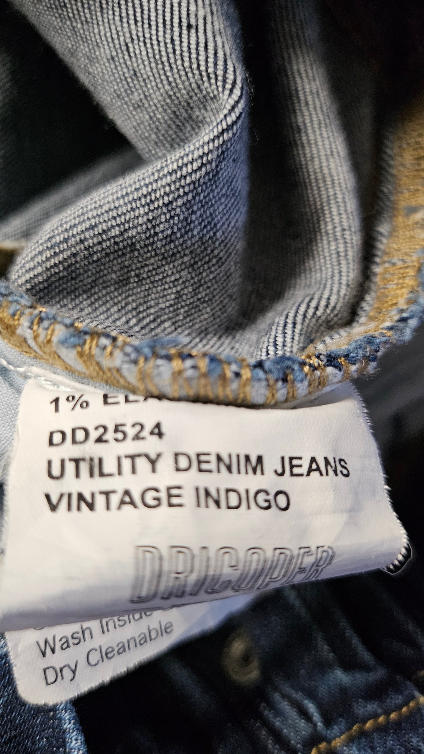 Dricoper Ink Cargo Jean (8-10)