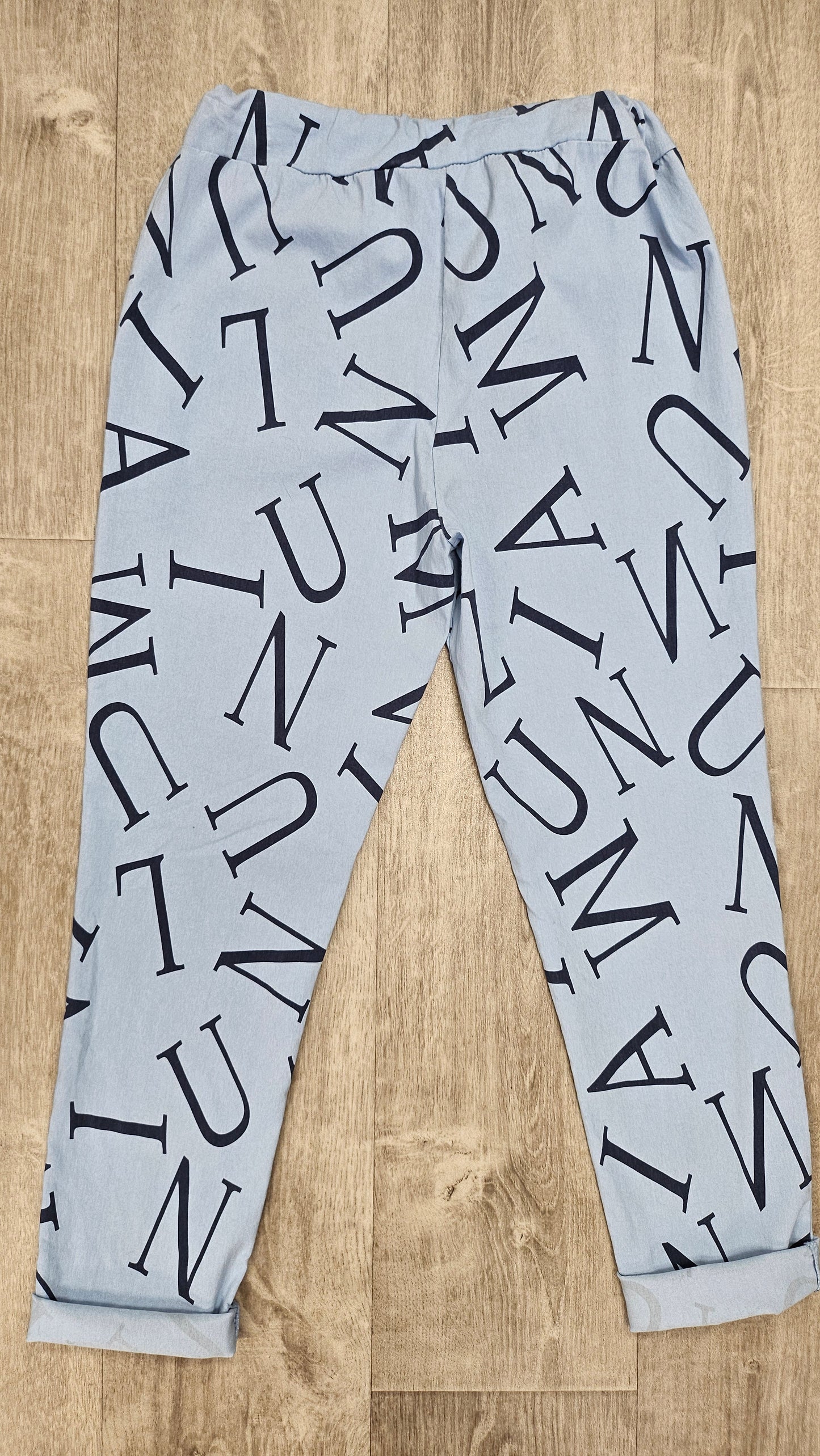 Made Italy Blue Print Pant (12)
