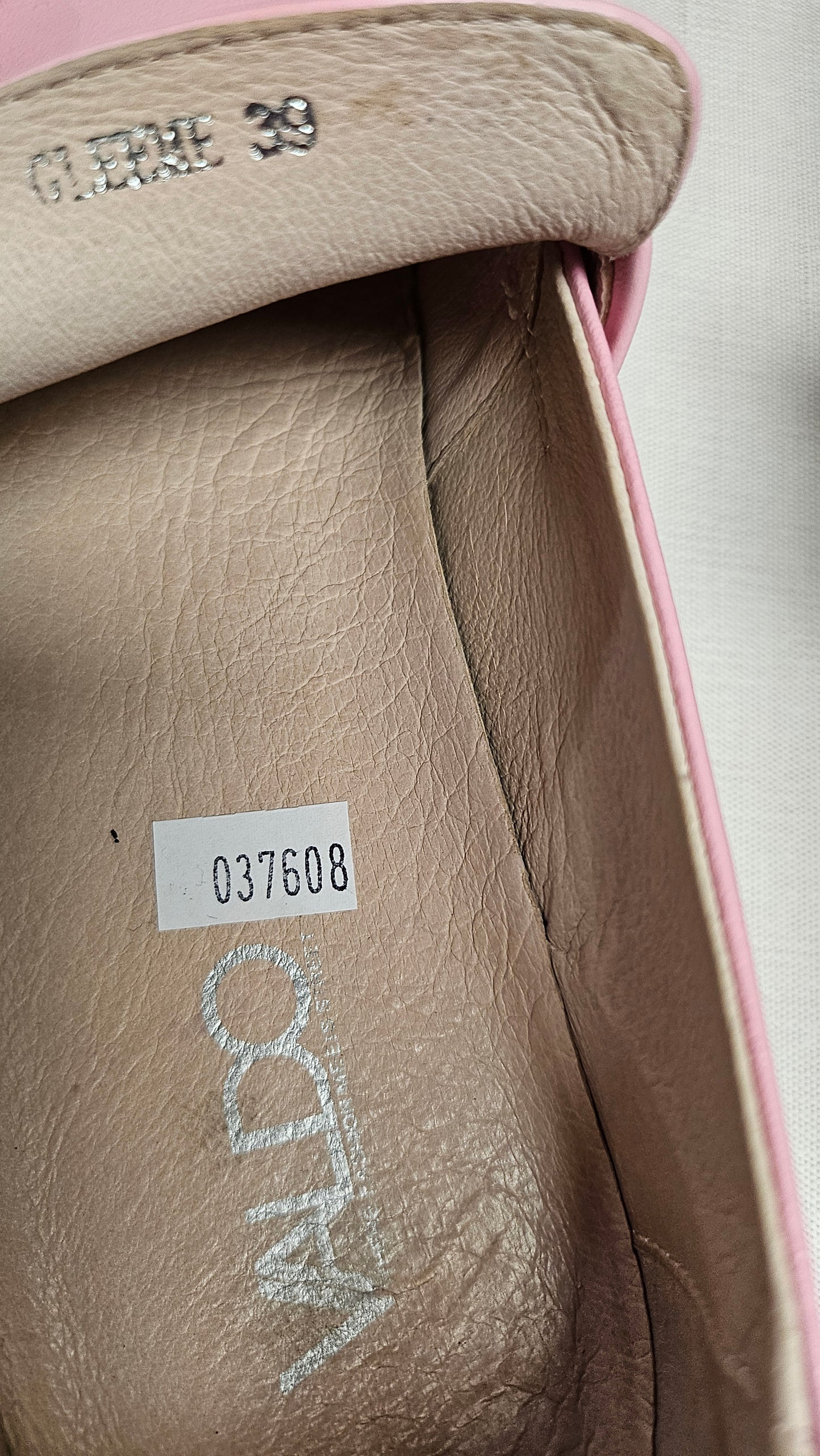 Valdo Pink Gleeme Loafers (39)