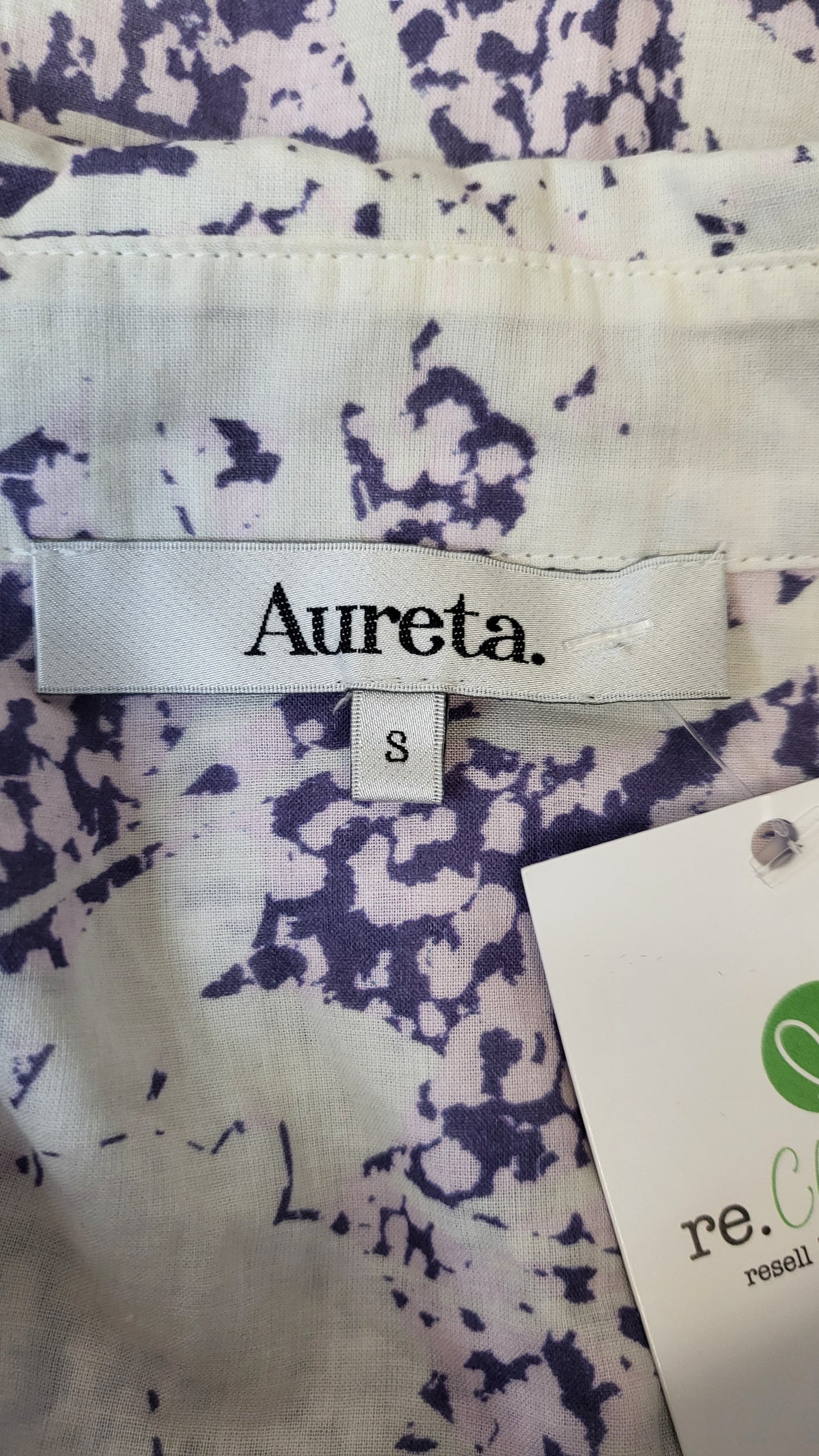 Aureta Print Gathered Blouse (10-12)