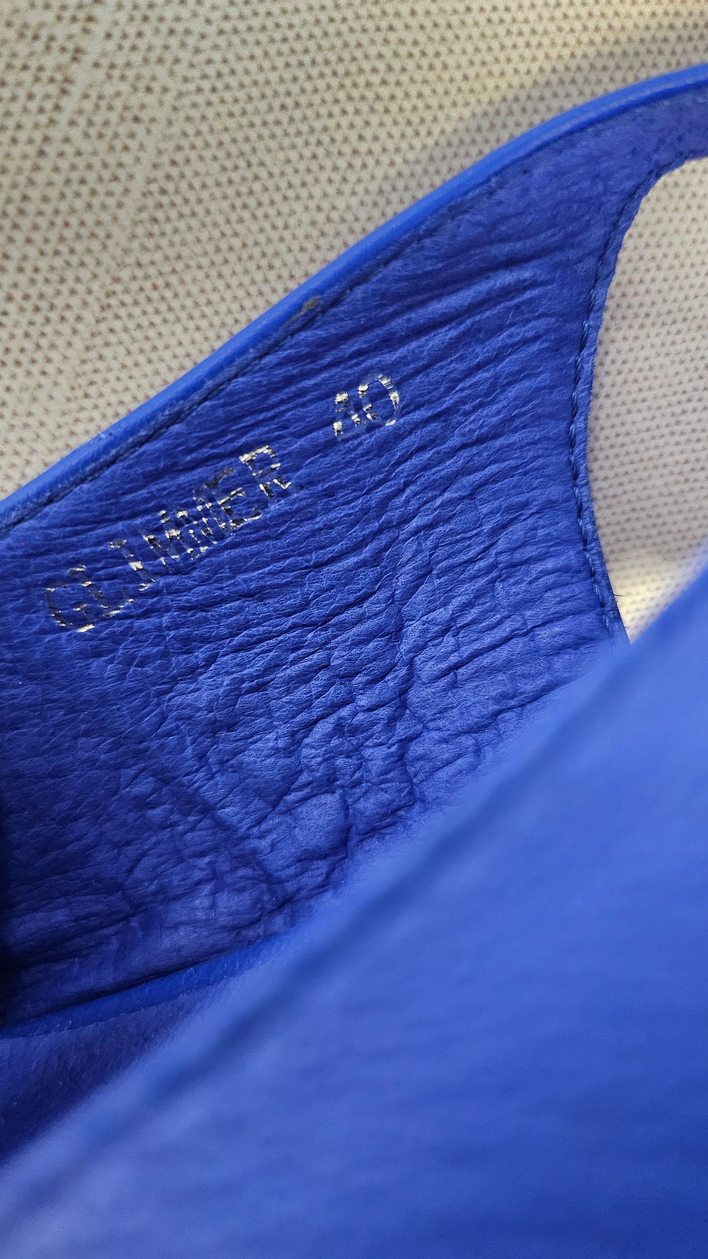 Minx Cobalt Glimmer Slingback BNWT (40)