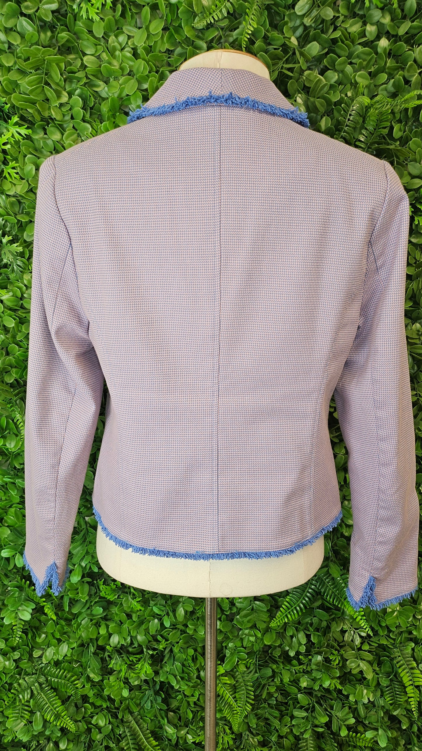Loobies Story Mauve/Blue Check Blazer (10)
