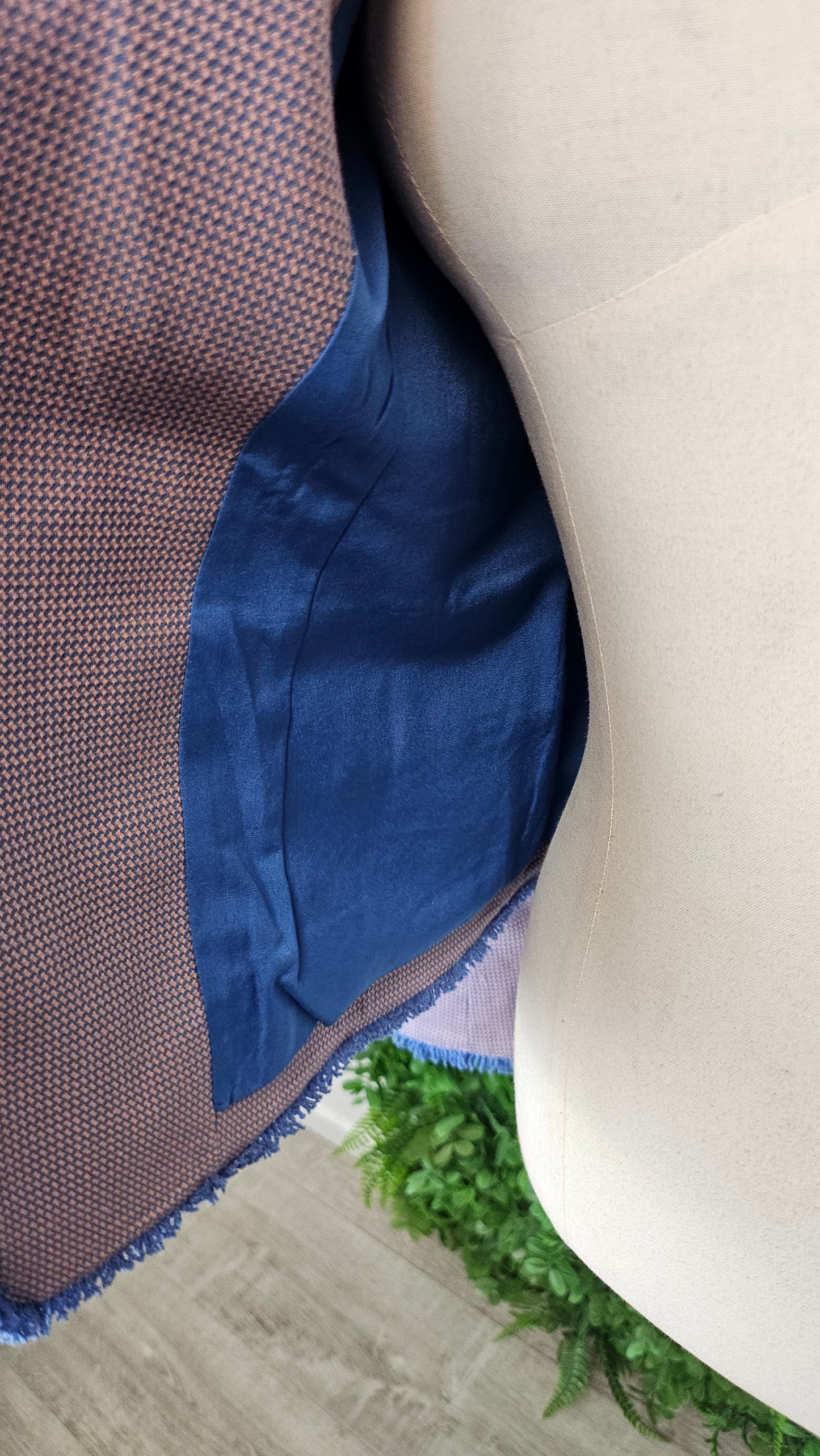 Loobies Story Mauve/Blue Check Blazer (10)