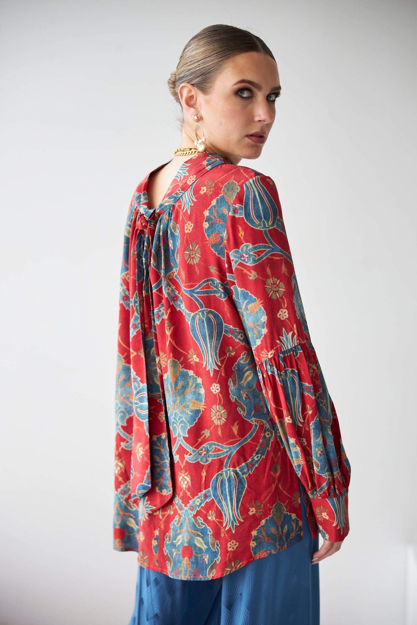 Obi Multi Tulip Blouse (14)