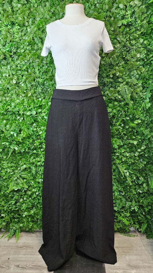 Billie The Label Black Wide Leg Pant (14)