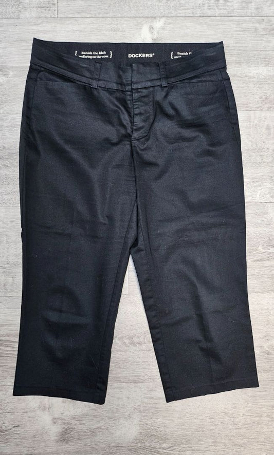 Dockers Black Crop Pant (10)