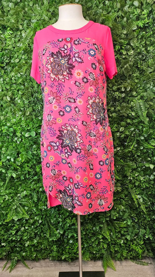 Memo Pink/Floral Slip Dress (8)