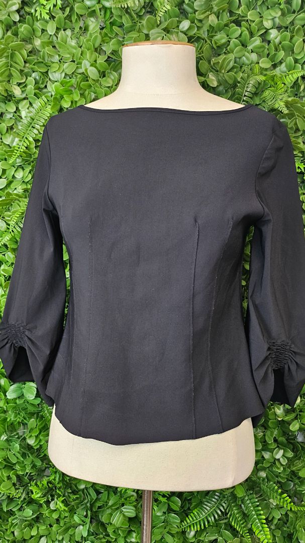 Paula Ryan Black Taylored Top (10)