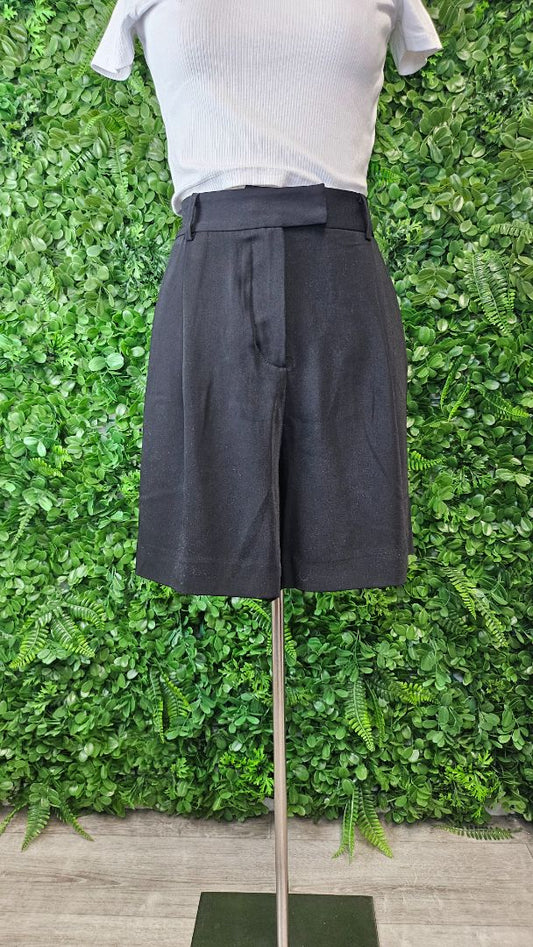 Max Black Dressy Pleat Short 14