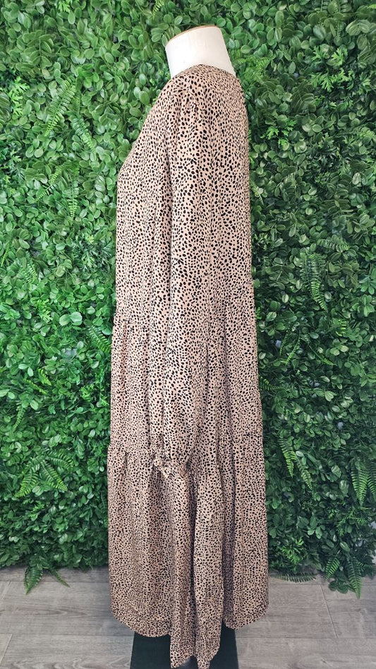 Studio Curve Animal Print Tiered Dress (16)