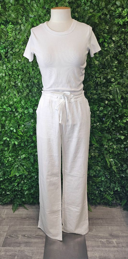 Next White Linen Blend Pant (12)